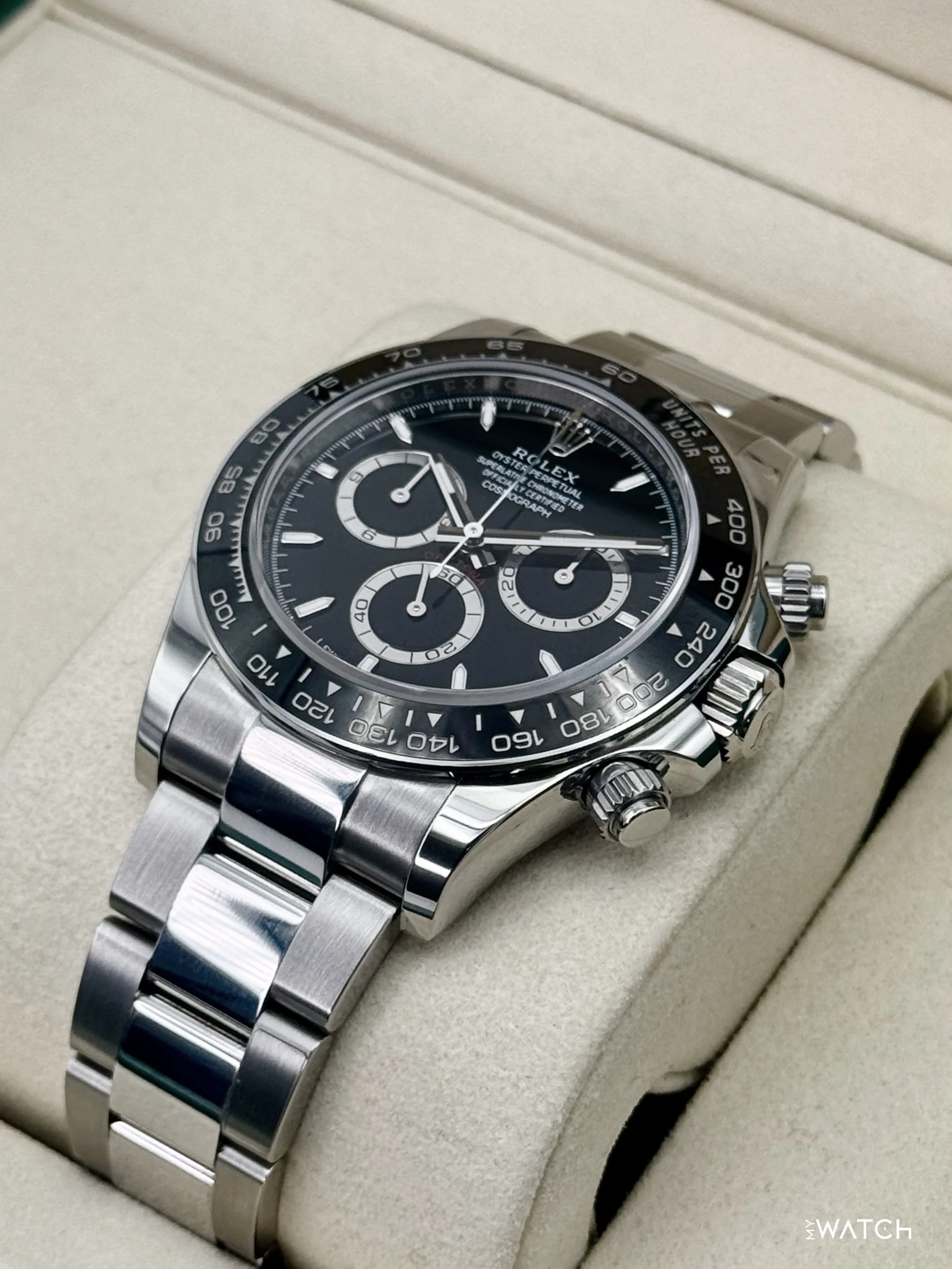 2025 Rolex Daytona 40mm 126500LN Stainless Steel Black Dial - Image 5
