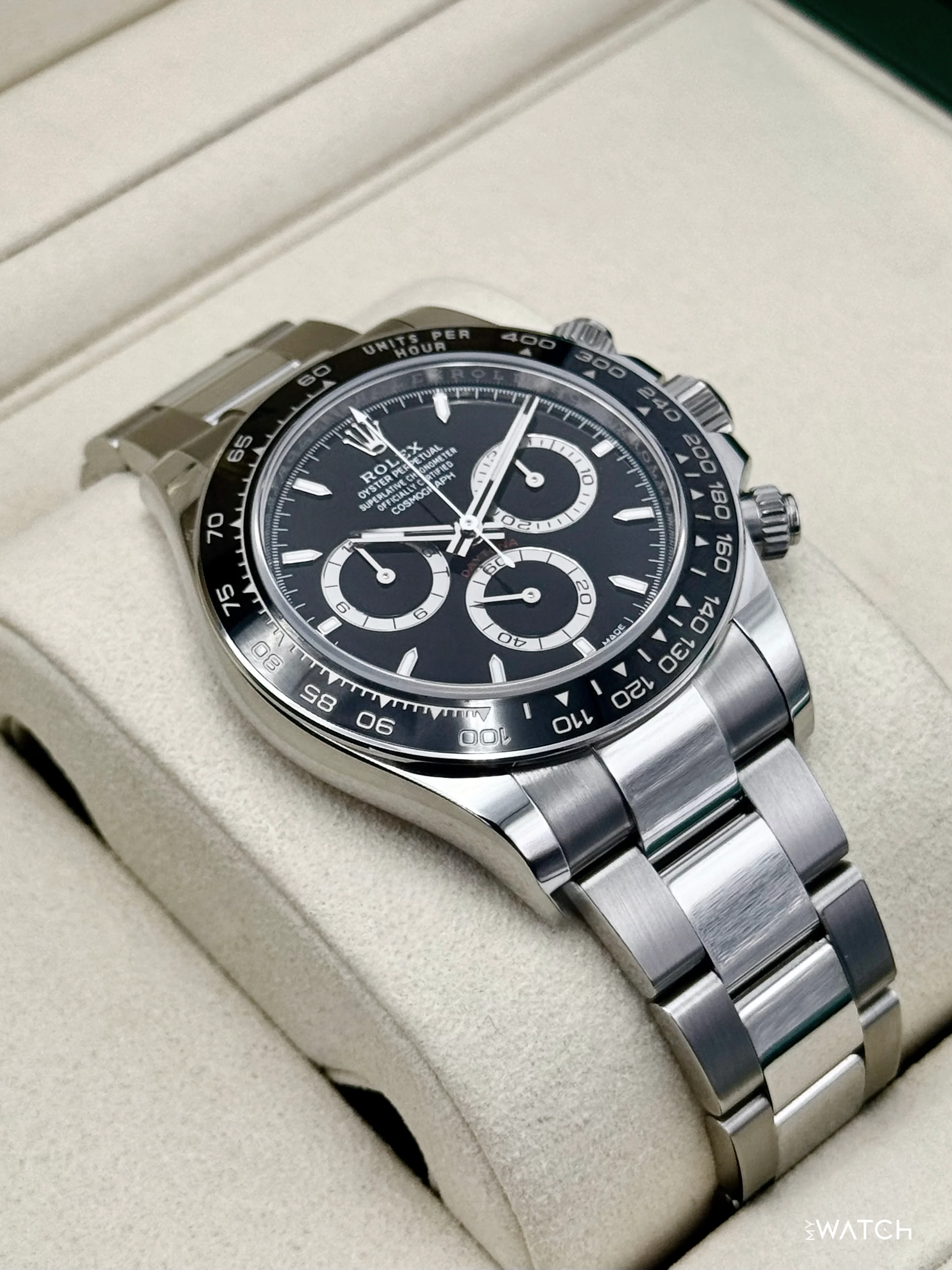 2025 Rolex Daytona 40mm 126500LN Stainless Steel Black Dial - Image 6