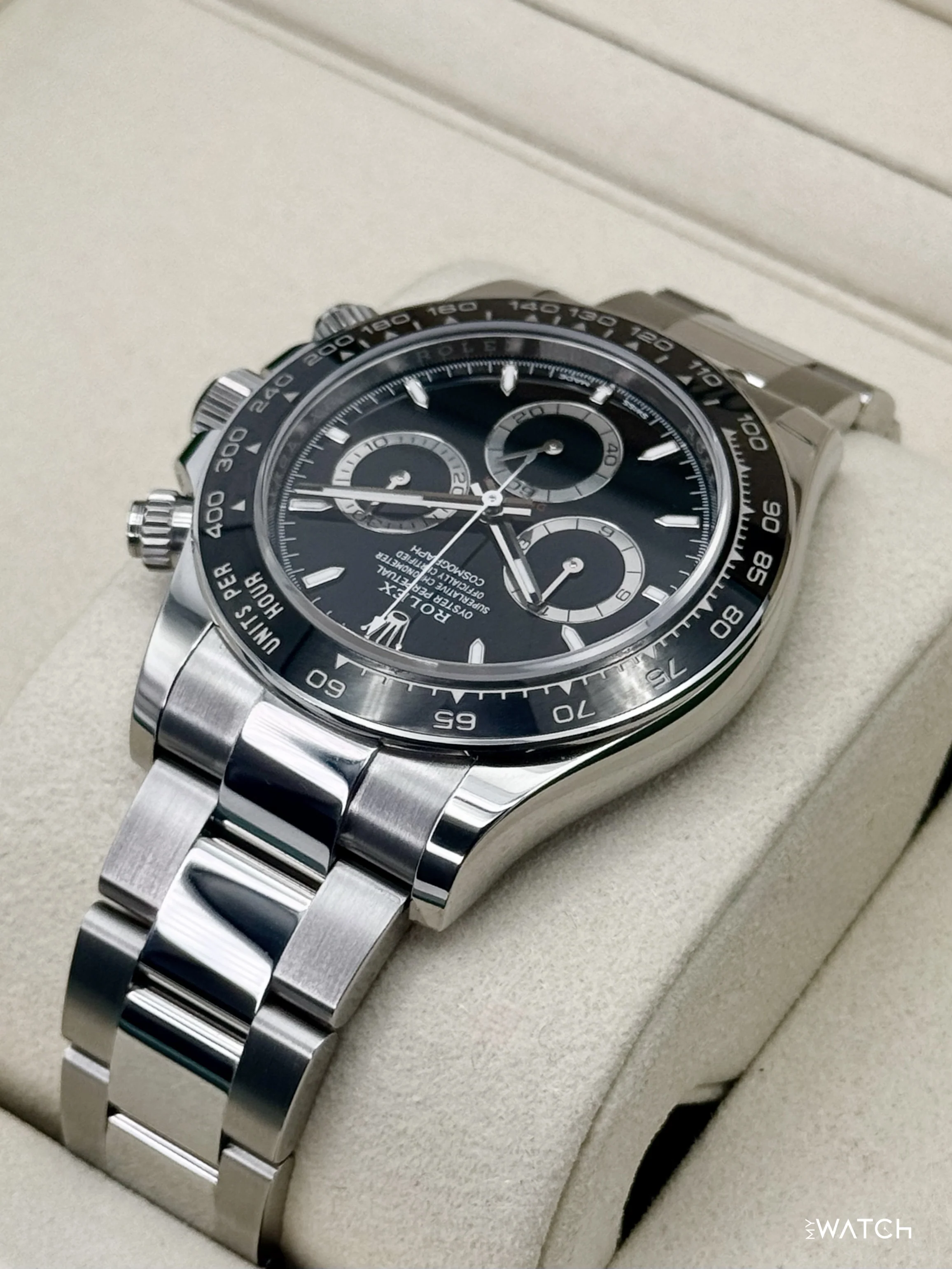 2025 Rolex Daytona 40mm 126500LN Stainless Steel Black Dial - Image 7