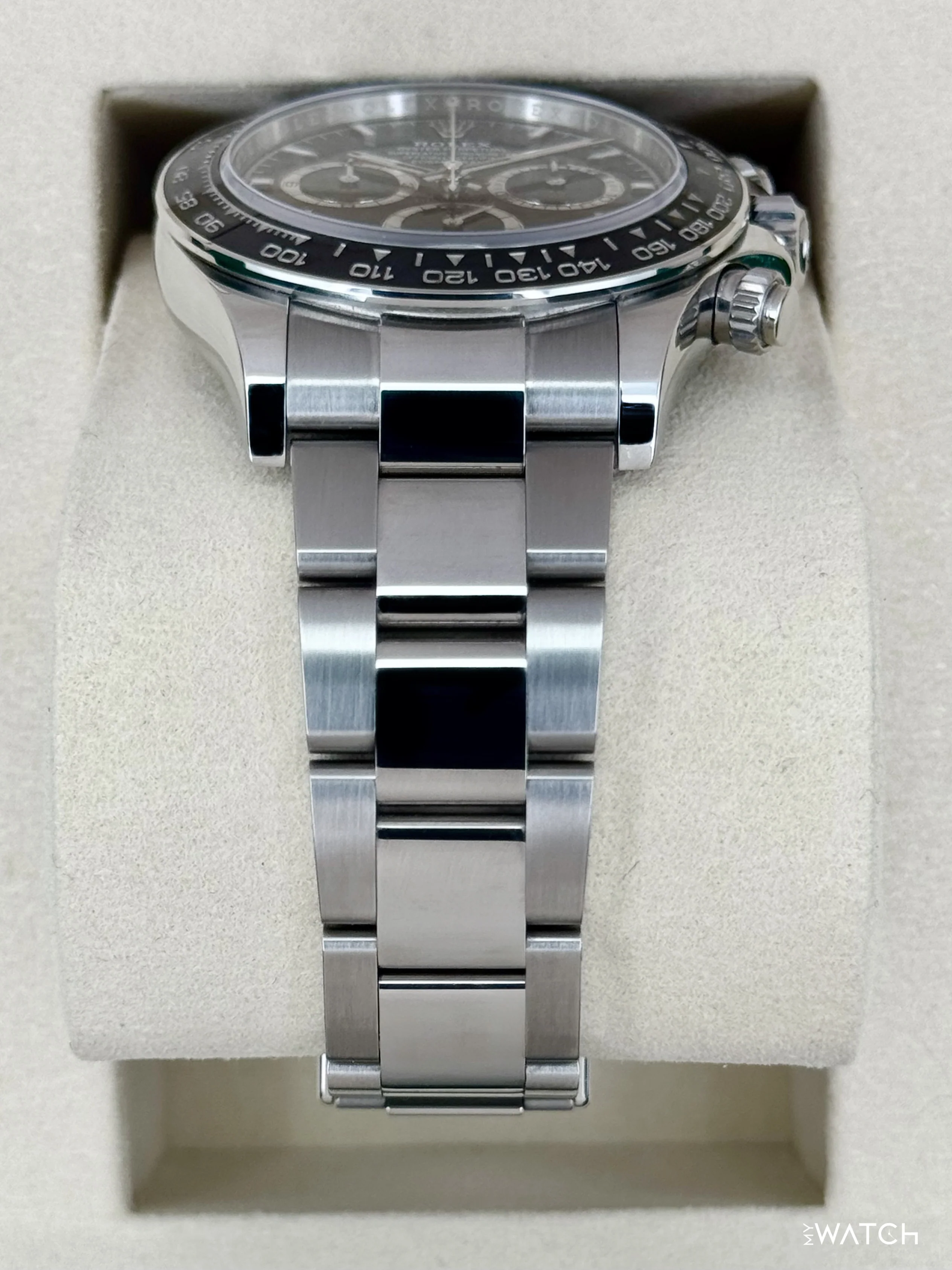 2025 Rolex Daytona 40mm 126500LN Stainless Steel Black Dial - Image 3