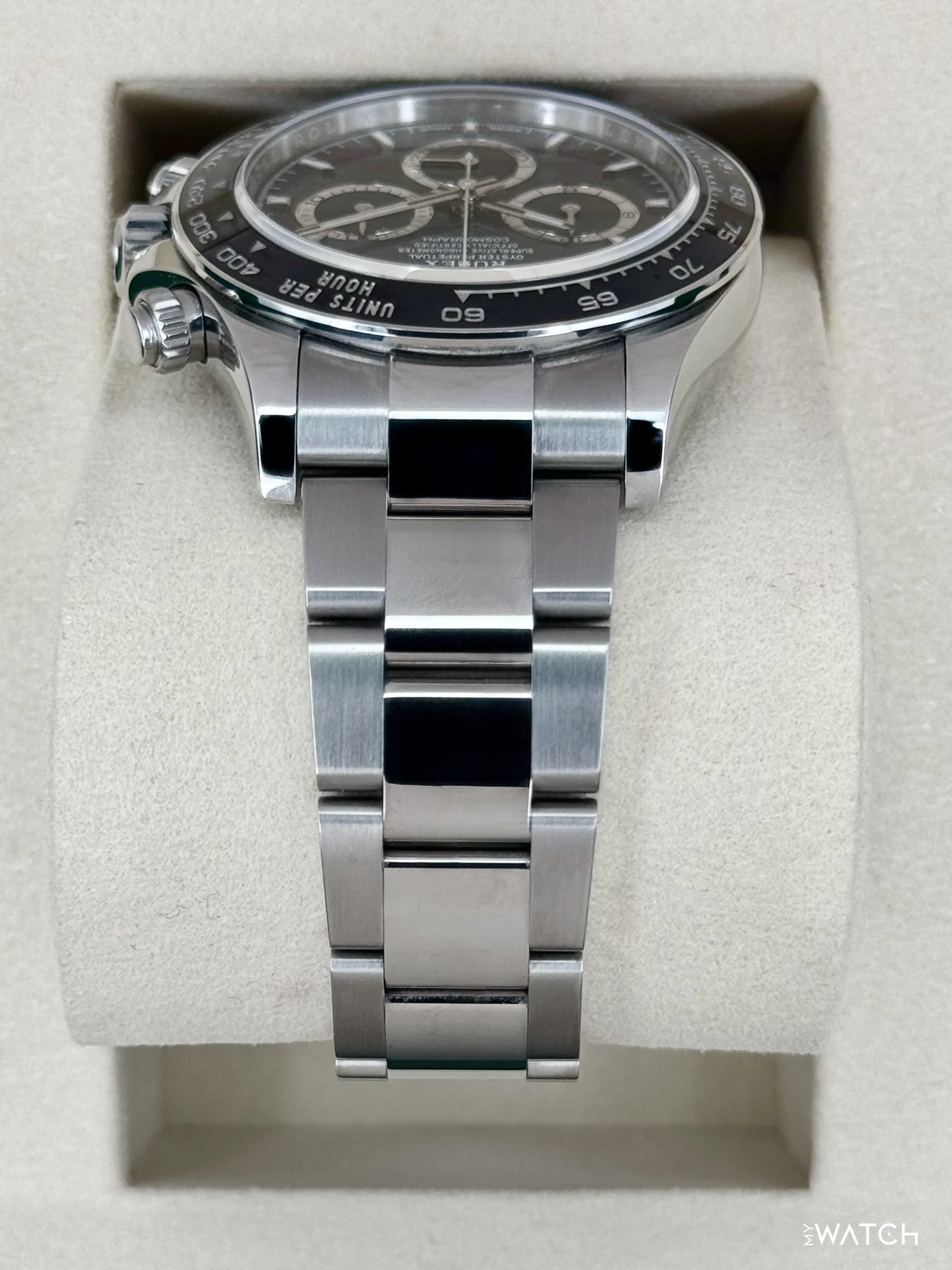 2025 Rolex Daytona 40mm 126500LN Stainless Steel Black Dial - Image 4