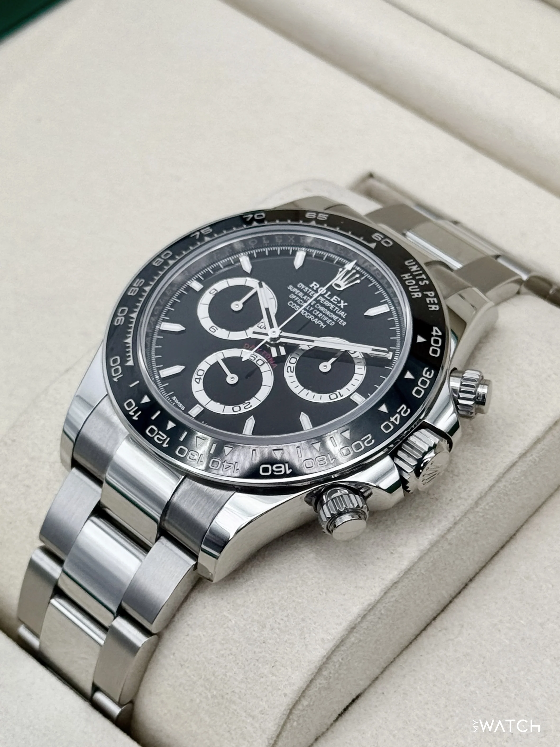 2025 Rolex Daytona 40mm 126500LN Stainless Steel Black Dial - Image 5