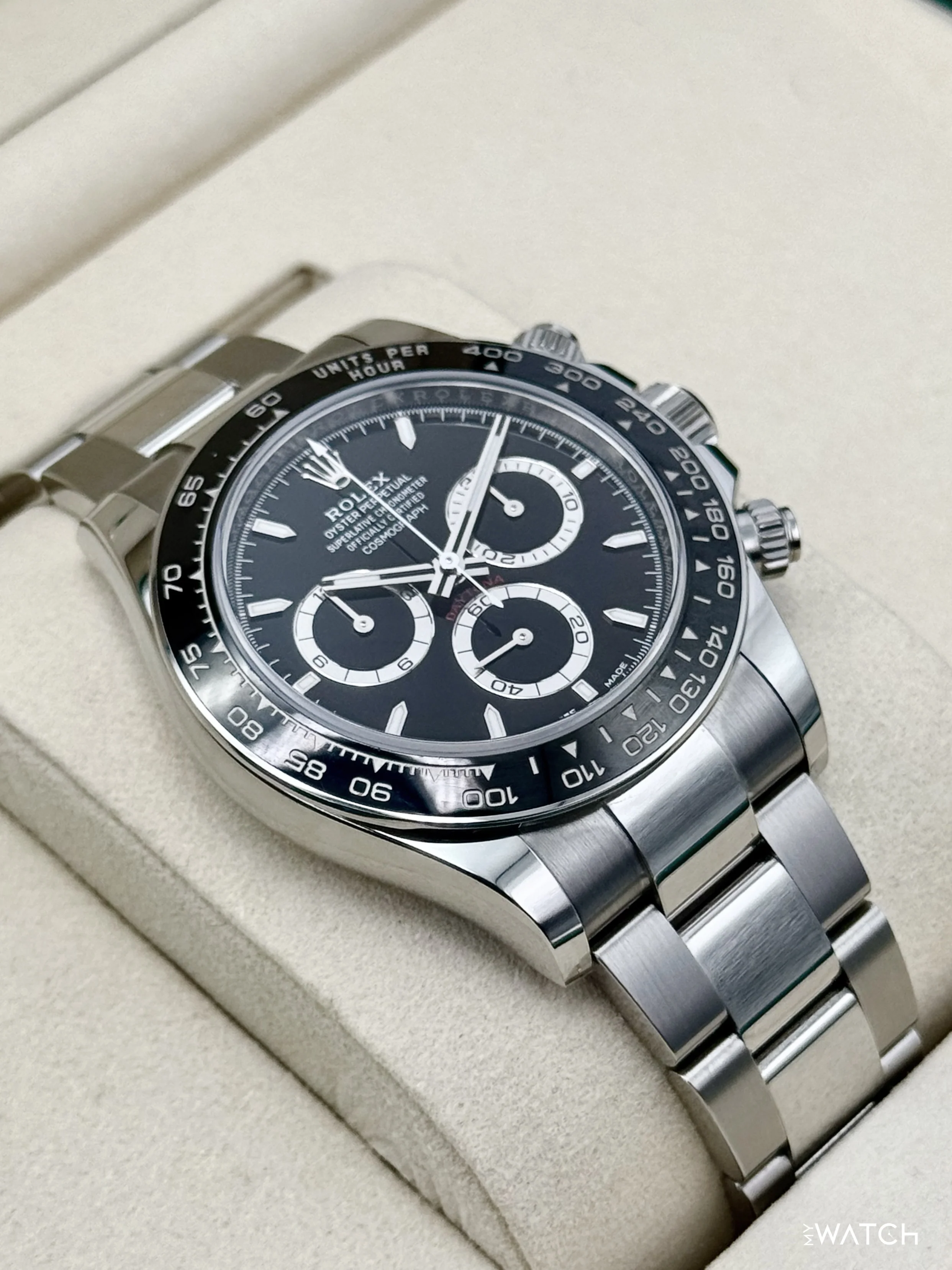 2025 Rolex Daytona 40mm 126500LN Stainless Steel Black Dial - Image 6
