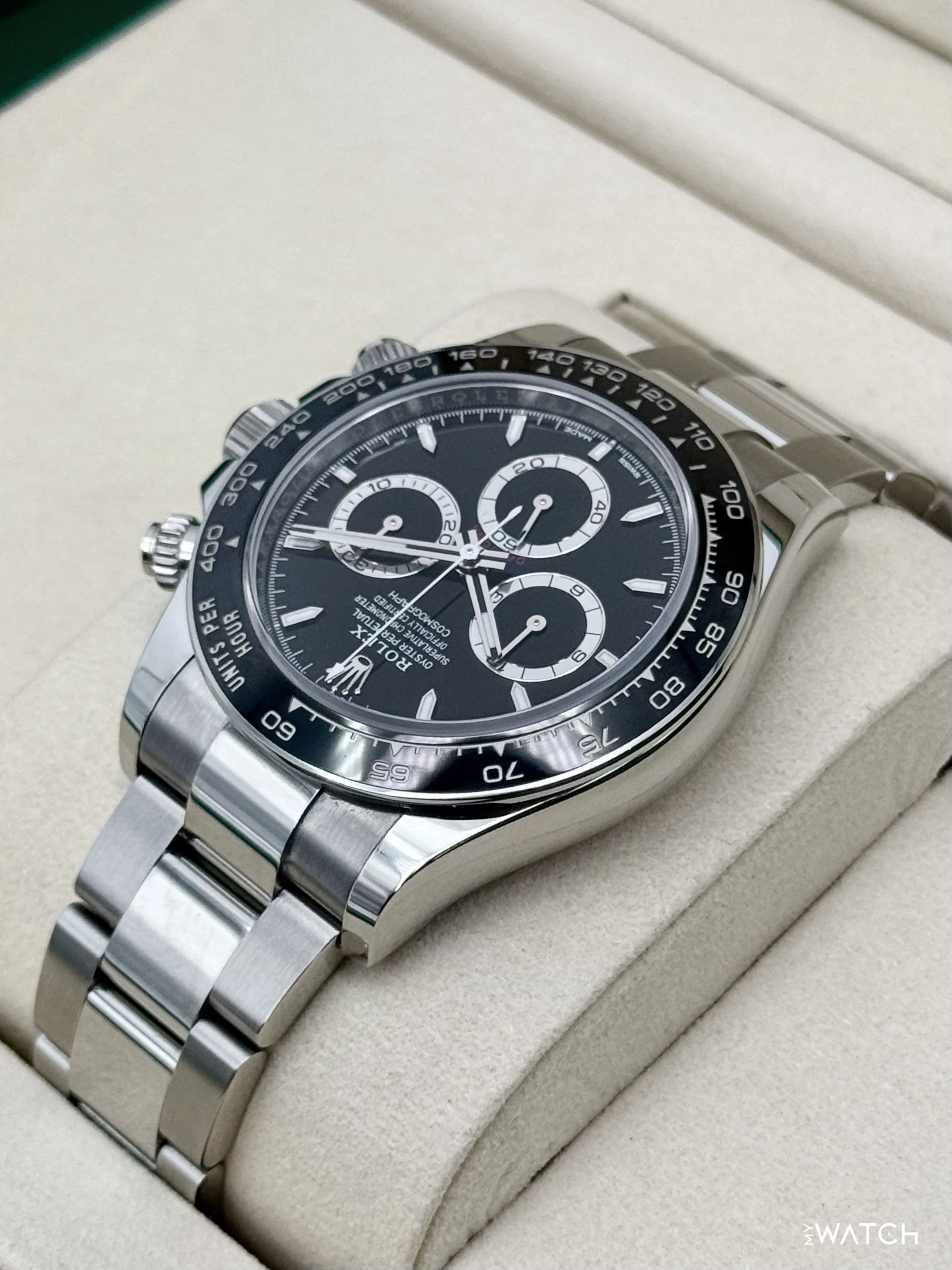 2025 Rolex Daytona 40mm 126500LN Stainless Steel Black Dial - Image 7