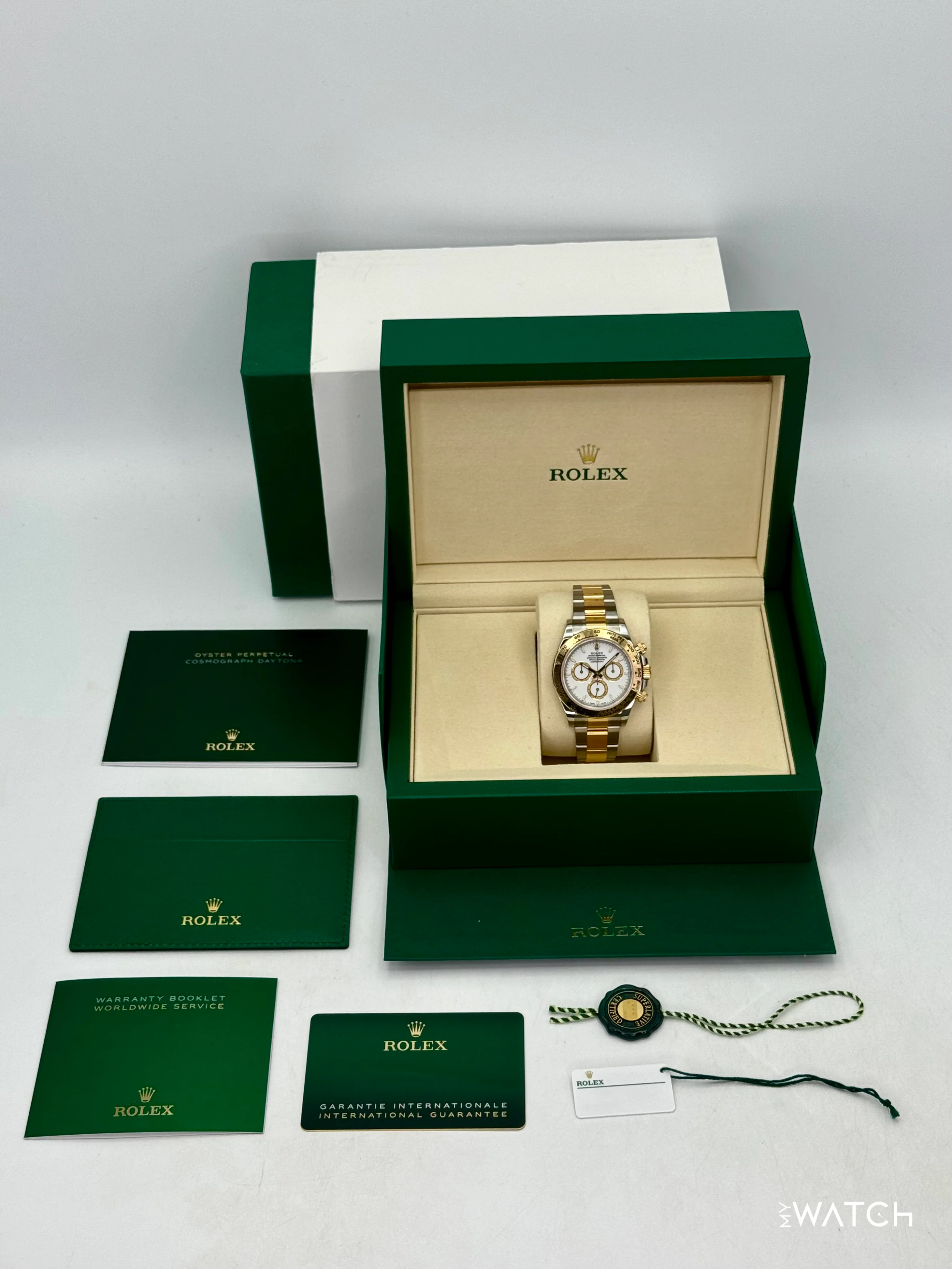 2025 Rolex Daytona 40mm 126503 Two-Tone White Dial - Image 10