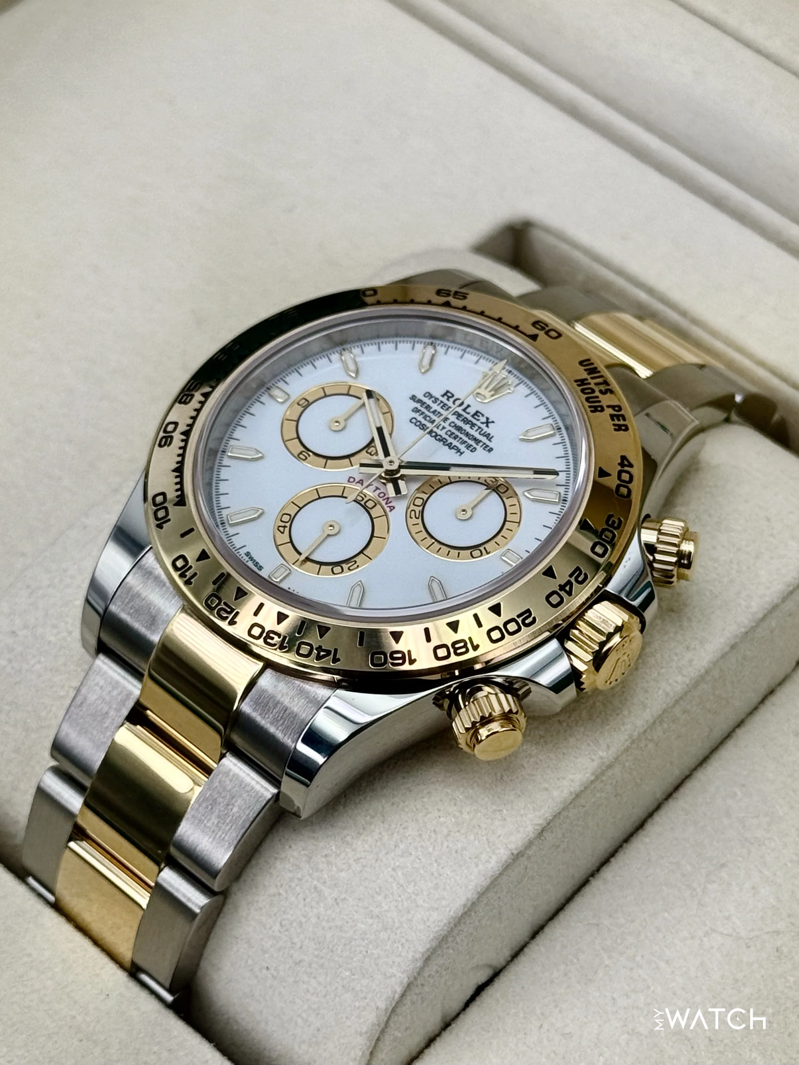 2025 Rolex Daytona 40mm 126503 Two-Tone White Dial - Image 5