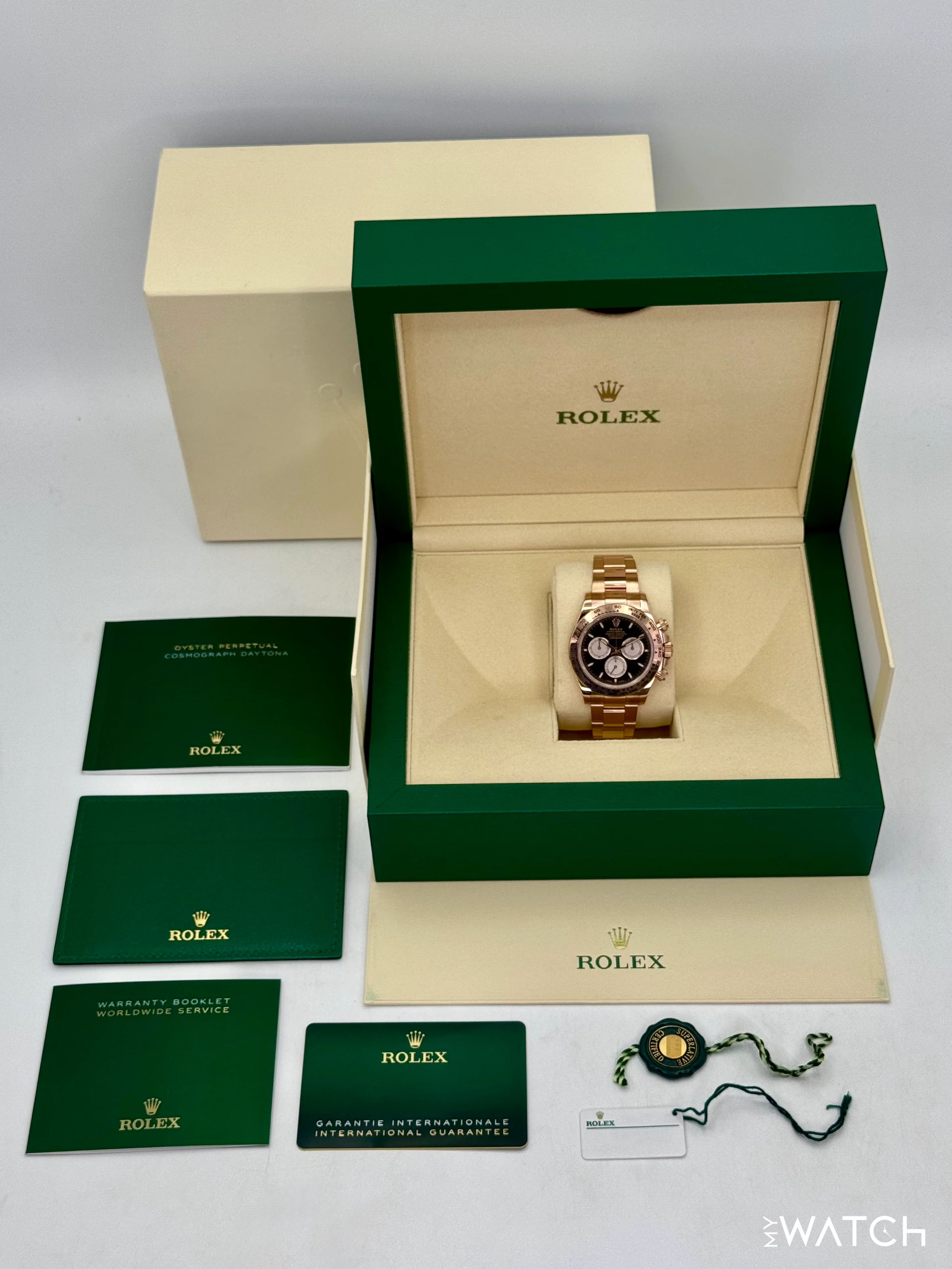 2025 Rolex Daytona 40mm 126505 Rose Gold Black Dial - Image 10
