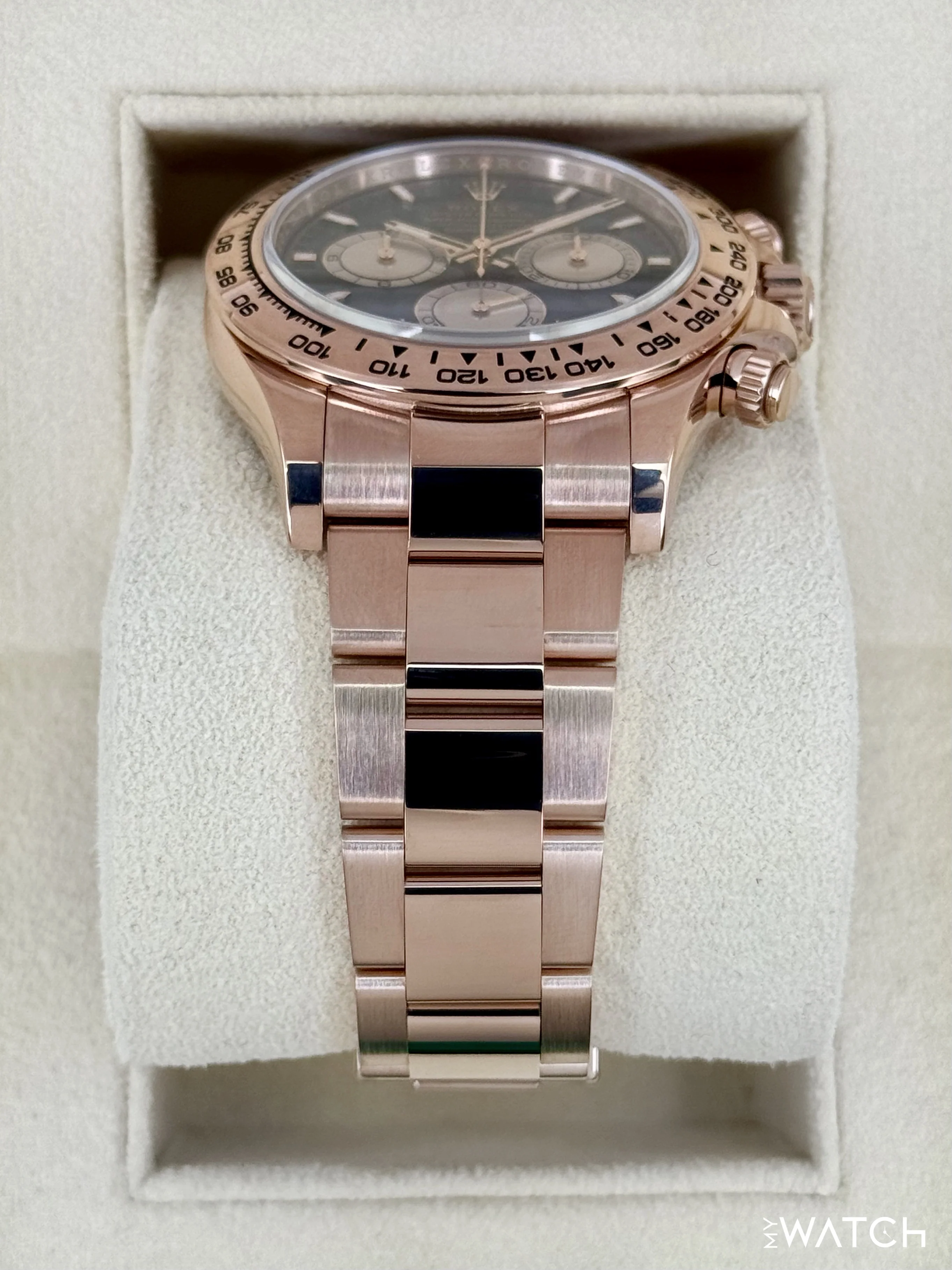 2025 Rolex Daytona 40mm 126505 Rose Gold Black Dial - Image 3