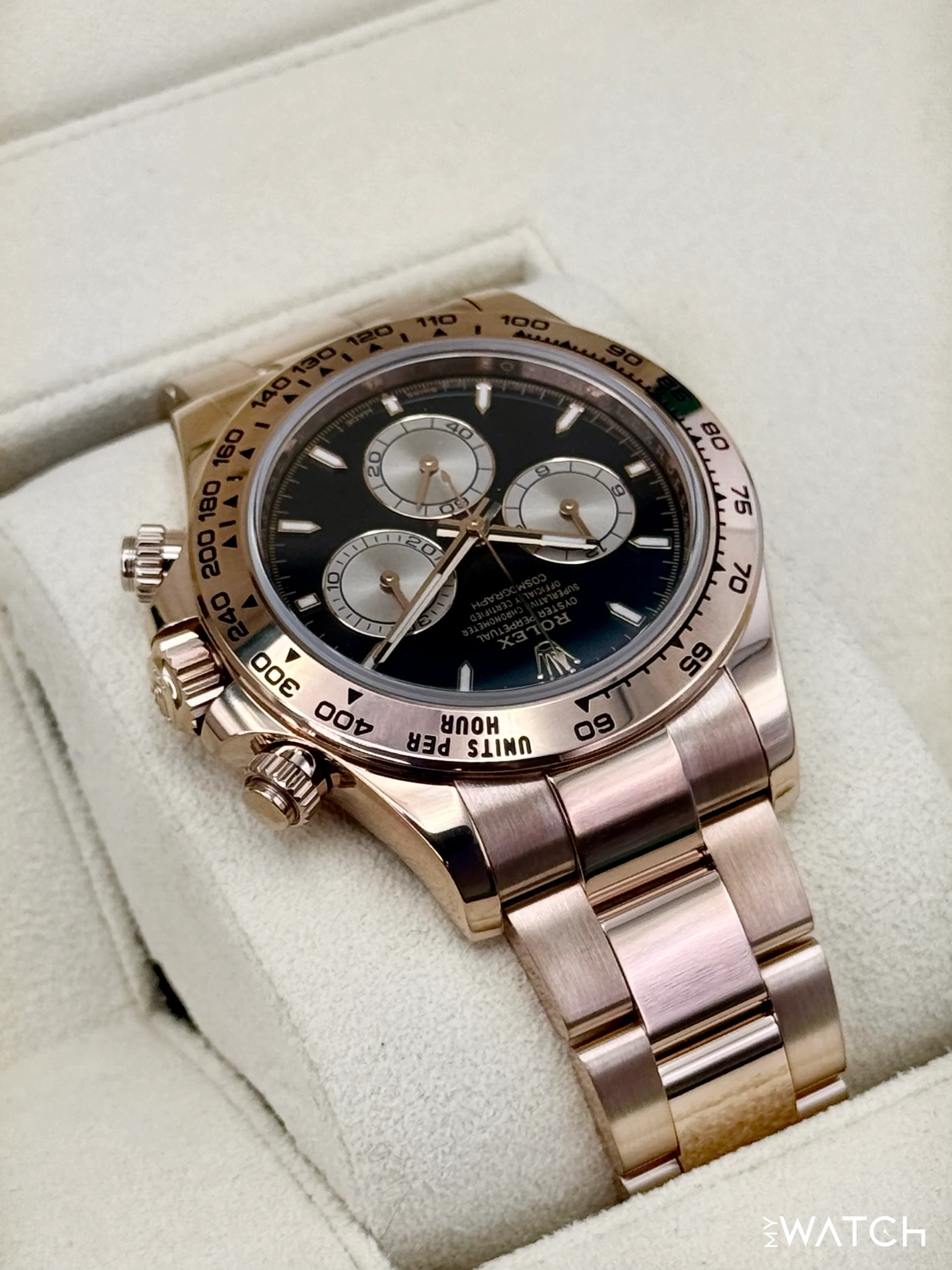2025 Rolex Daytona 40mm 126505 Rose Gold Black Dial - Image 8