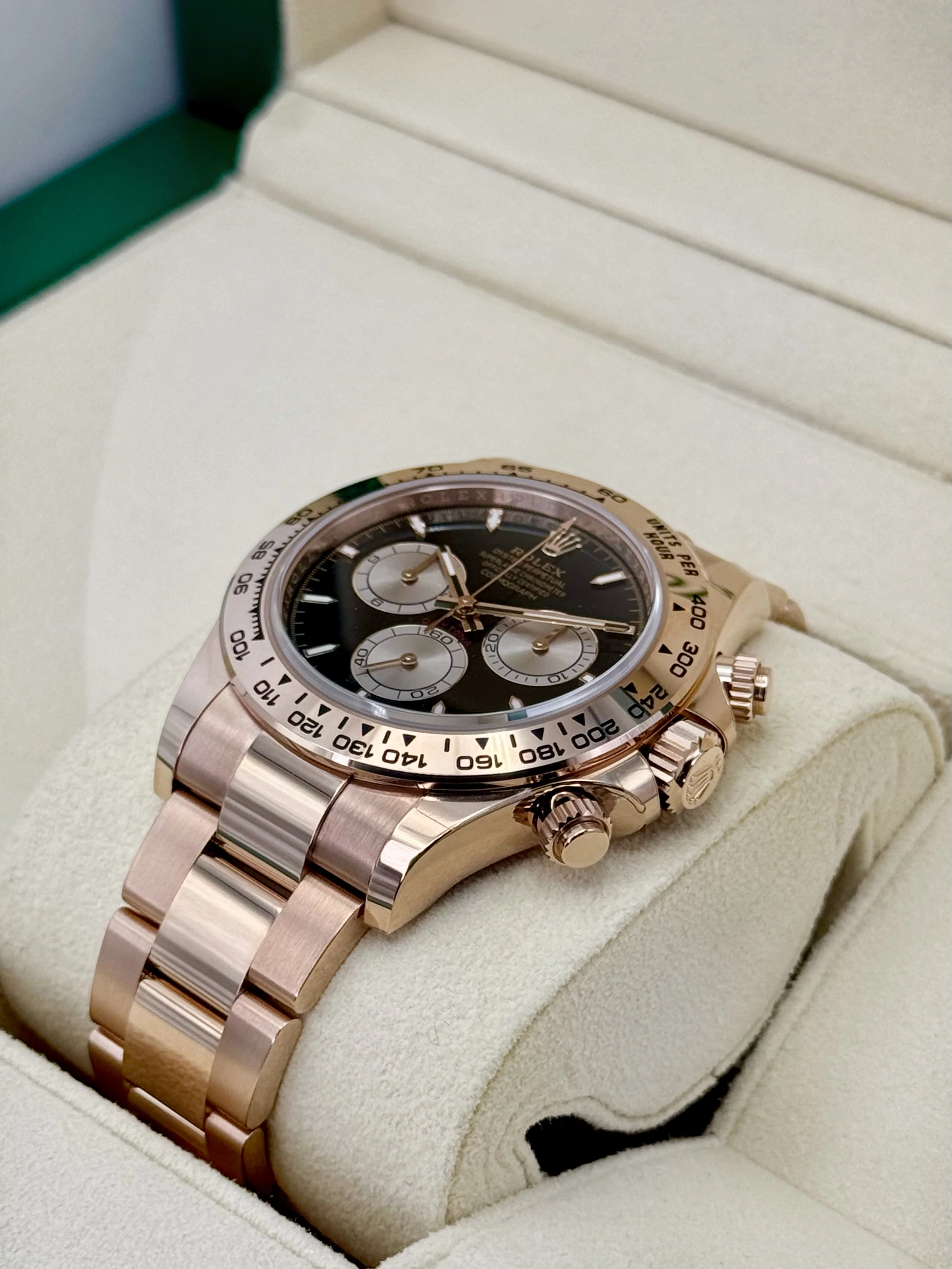 2025 Rolex Daytona 40mm 126505 Rose Gold Black Dial - Image 5