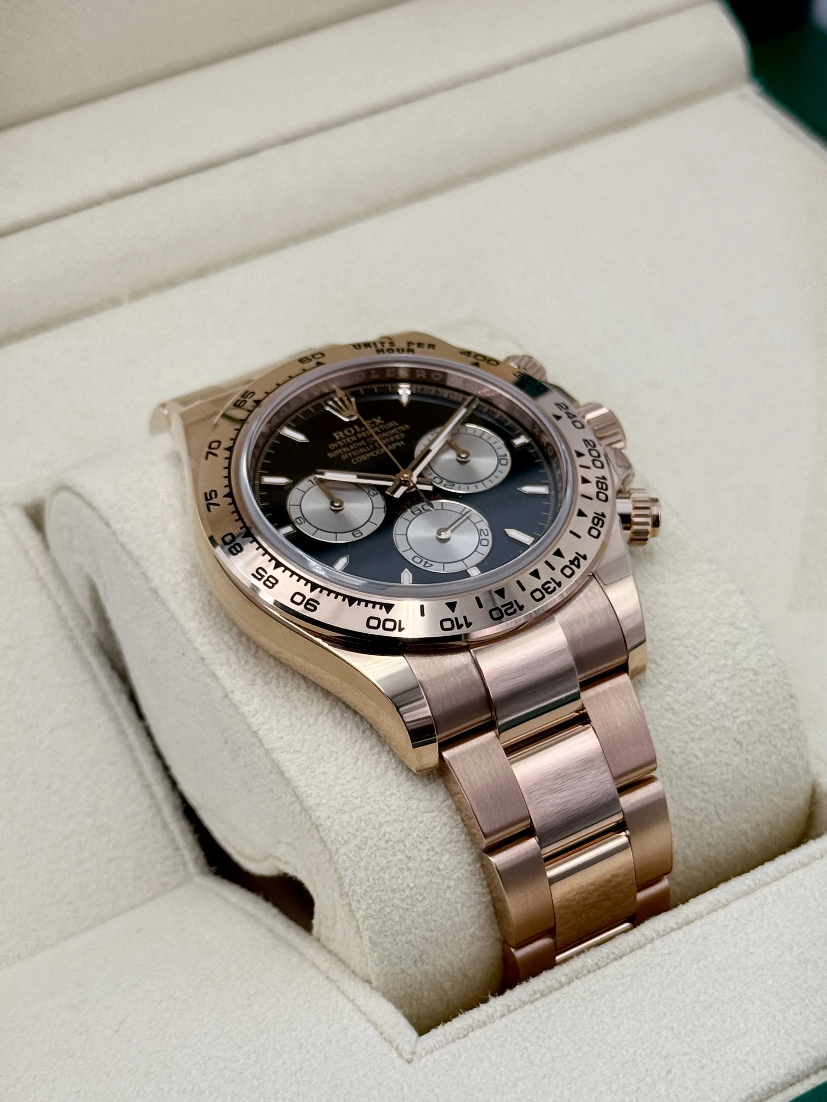 2025 Rolex Daytona 40mm 126505 Rose Gold Black Dial - Image 6