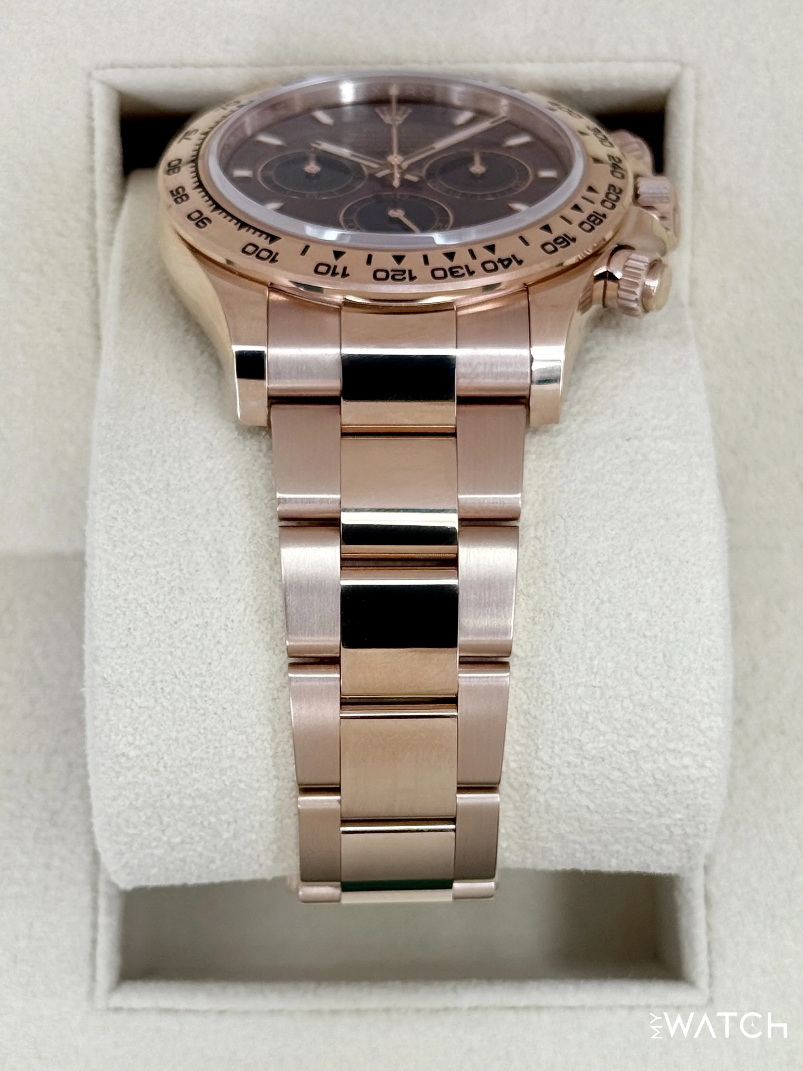 2025 Rolex Daytona 40mm 126505 Rose Gold Chocolate Dial - Image 3