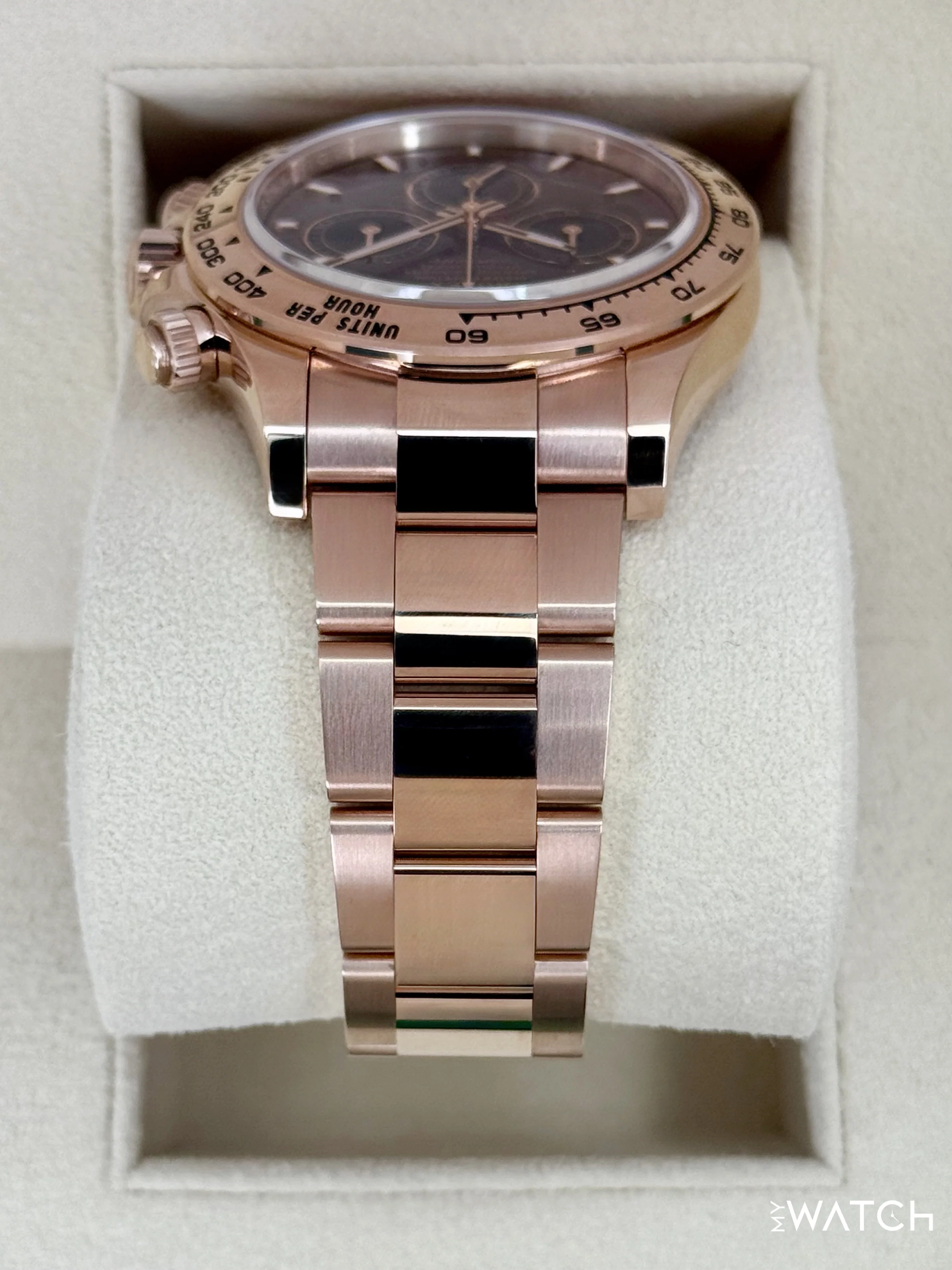 2025 Rolex Daytona 40mm 126505 Rose Gold Chocolate Dial - Image 4