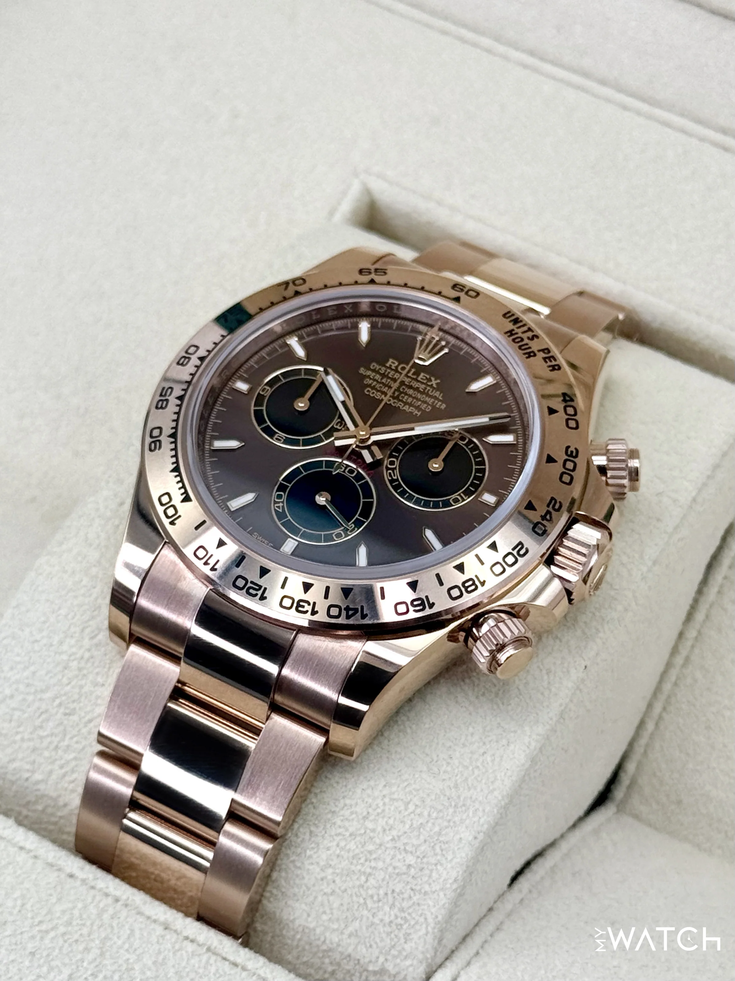 2025 Rolex Daytona 40mm 126505 Rose Gold Chocolate Dial - Image 5