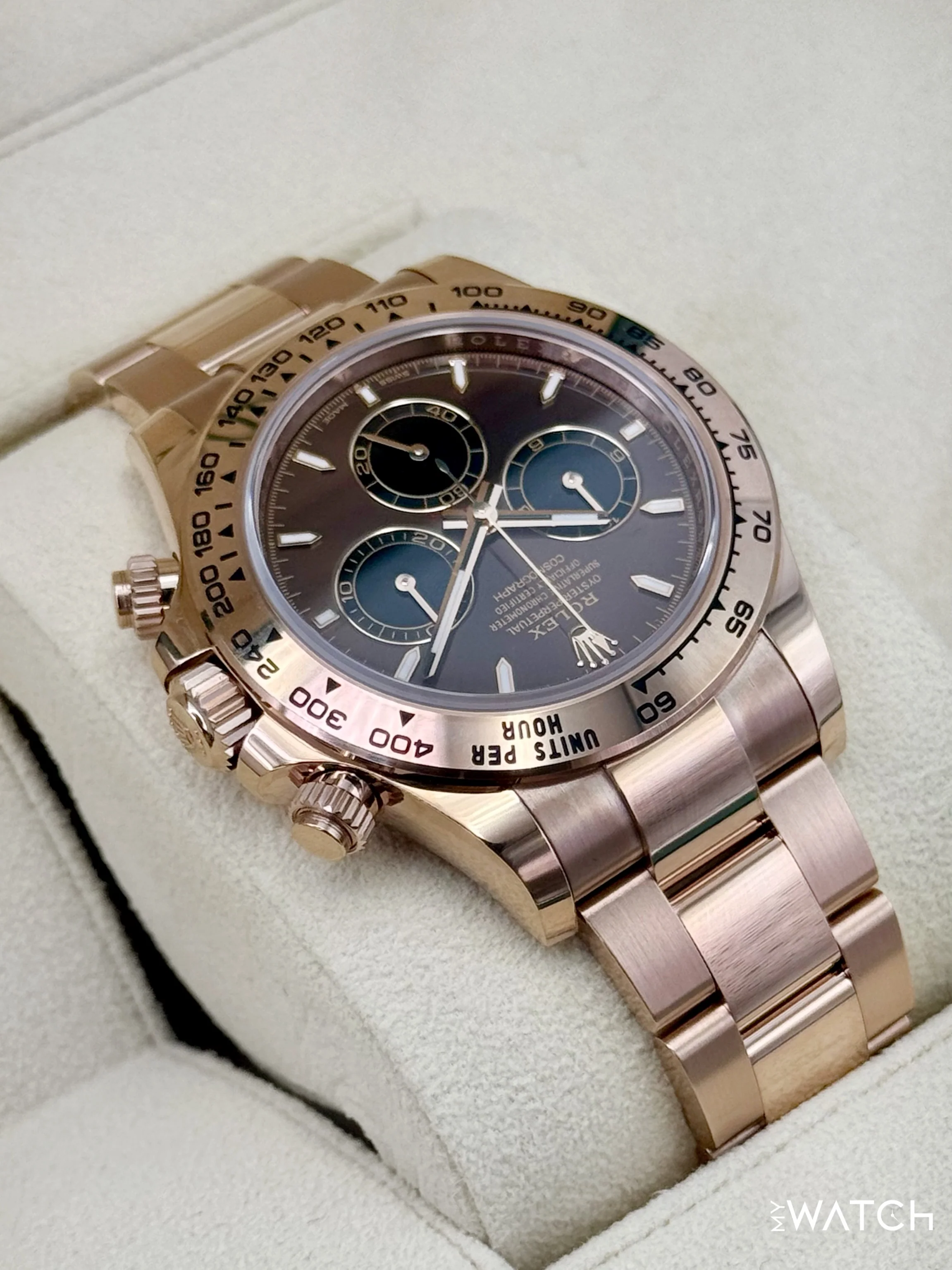 2025 Rolex Daytona 40mm 126505 Rose Gold Chocolate Dial - Image 8
