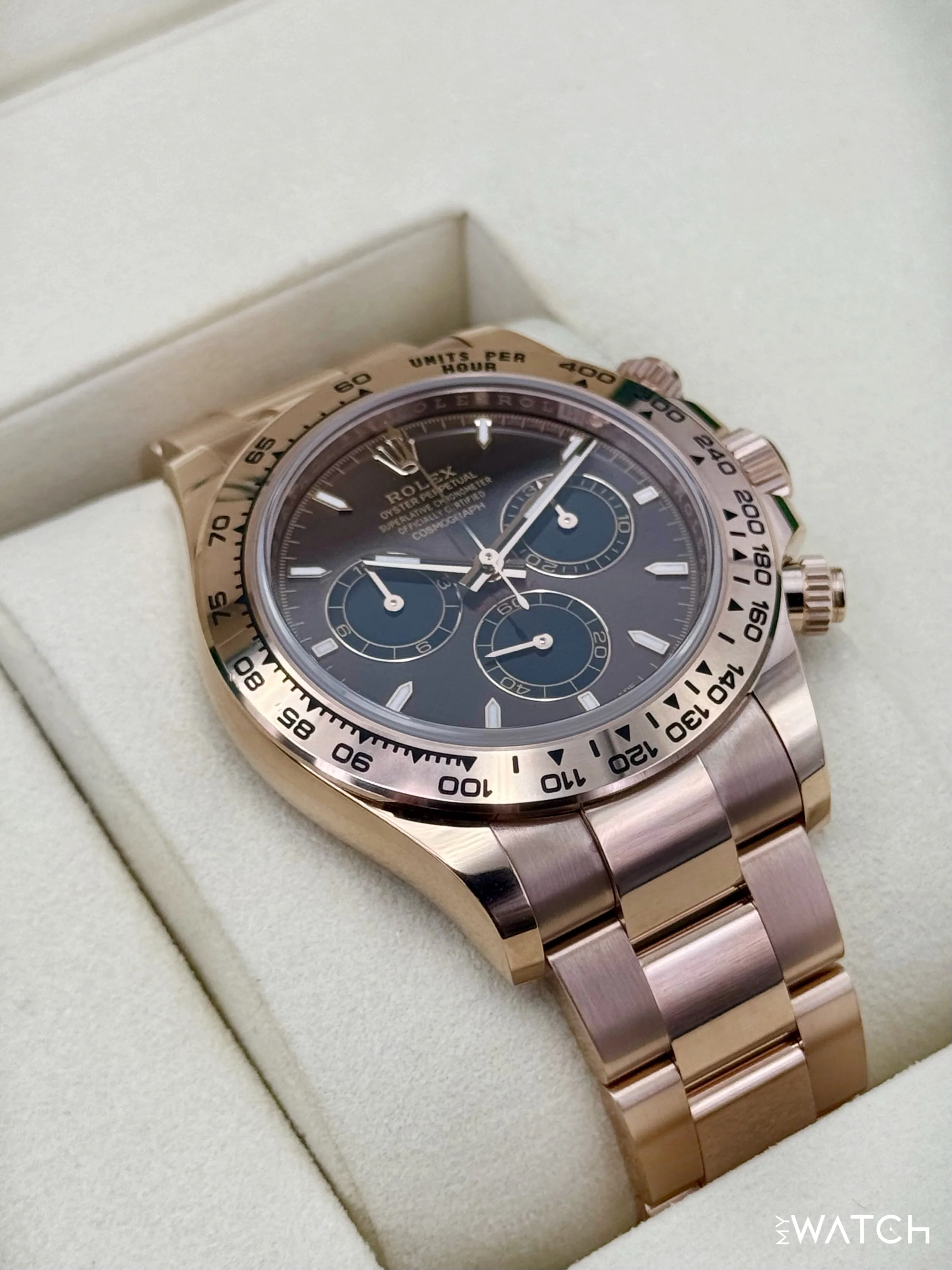 2025 Rolex Daytona 40mm 126505 Rose Gold Chocolate Dial - Image 6
