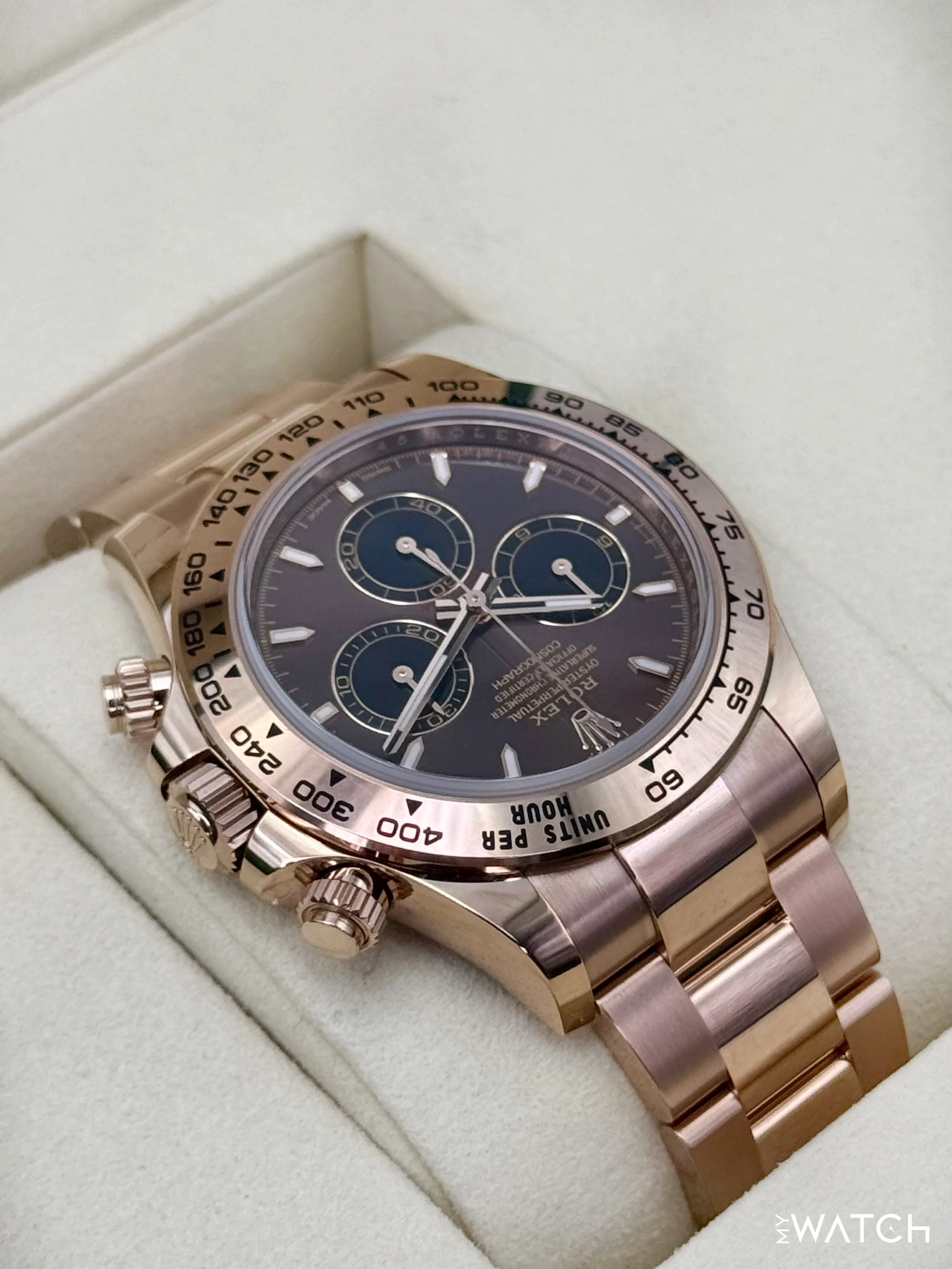 2025 Rolex Daytona 40mm 126505 Rose Gold Chocolate Dial - Image 7