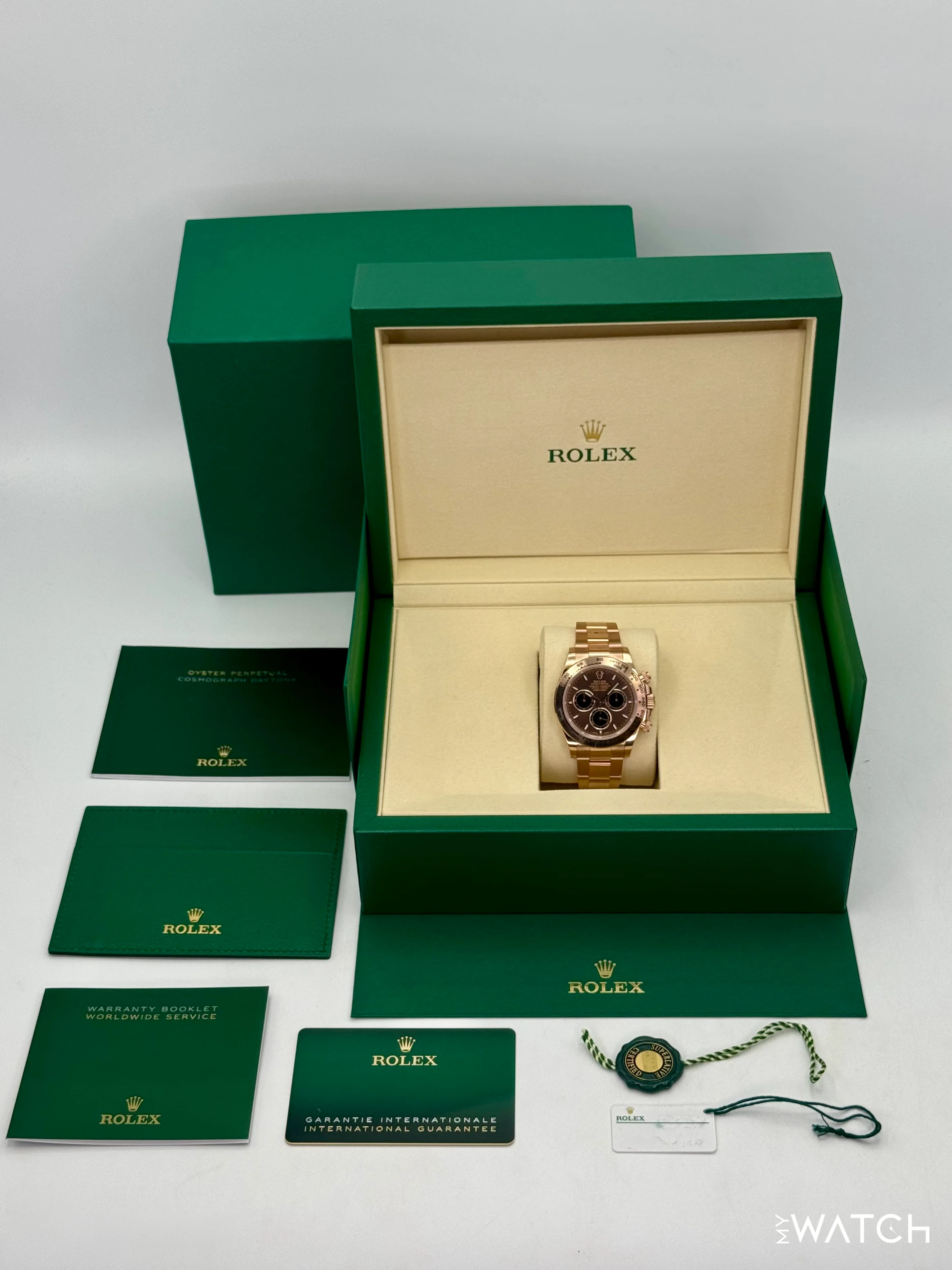 2025 Rolex Daytona 40mm 126505 Rose Gold Chocolate Dial - Image 9
