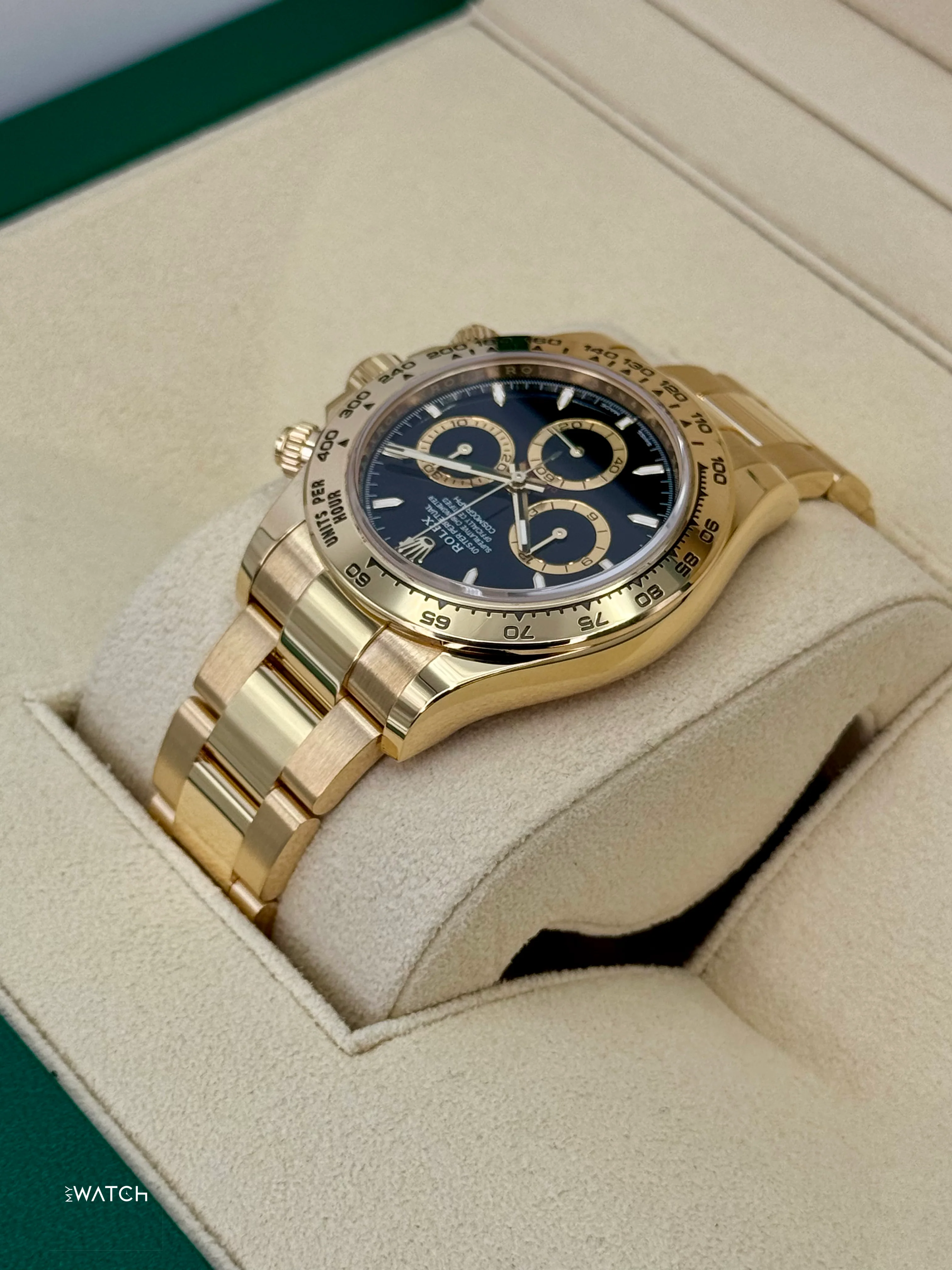 2025 Rolex Daytona 40mm 126508 18kt Yellow Gold Black Dial - Image 7