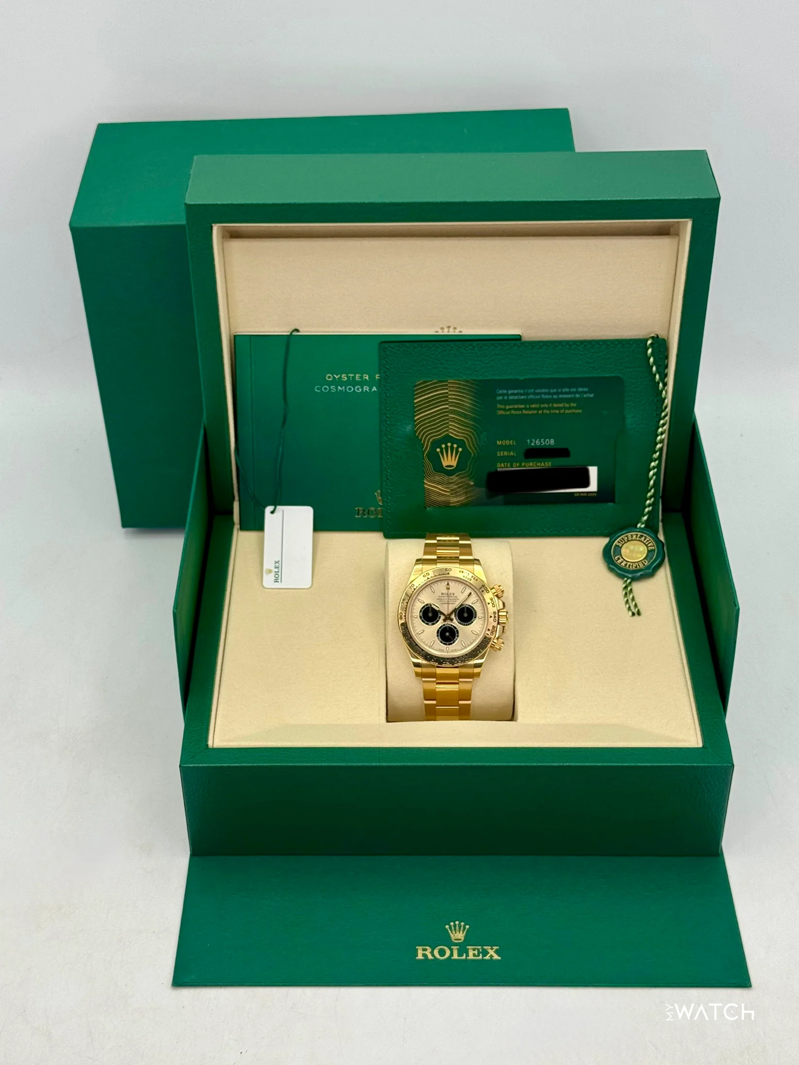 2025 Rolex Daytona 40mm 126508 18K Yellow Gold Champagne "Pikachu" Dial - Image 9