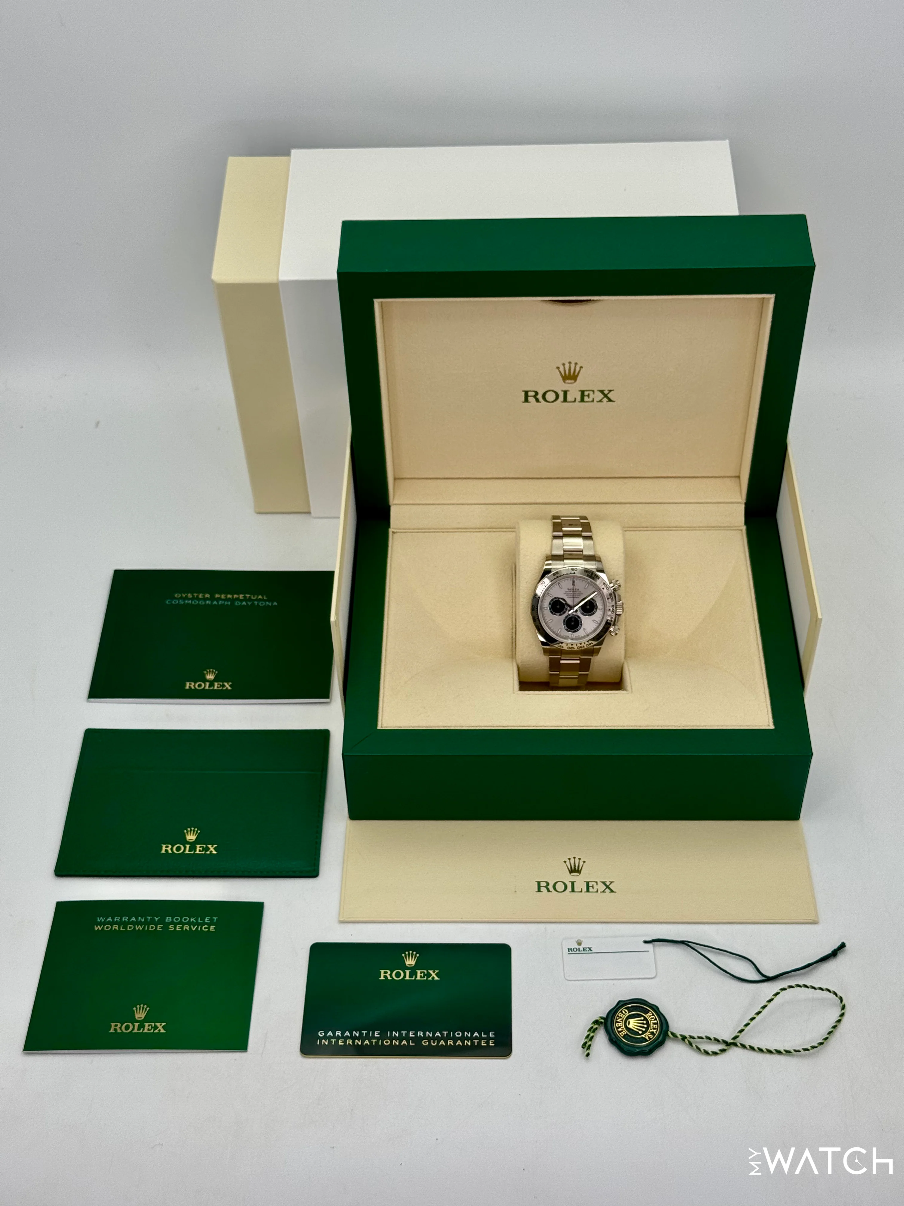2025 Rolex Daytona 40mm 126509 White Gold Silver Ghost Dial - Image 10