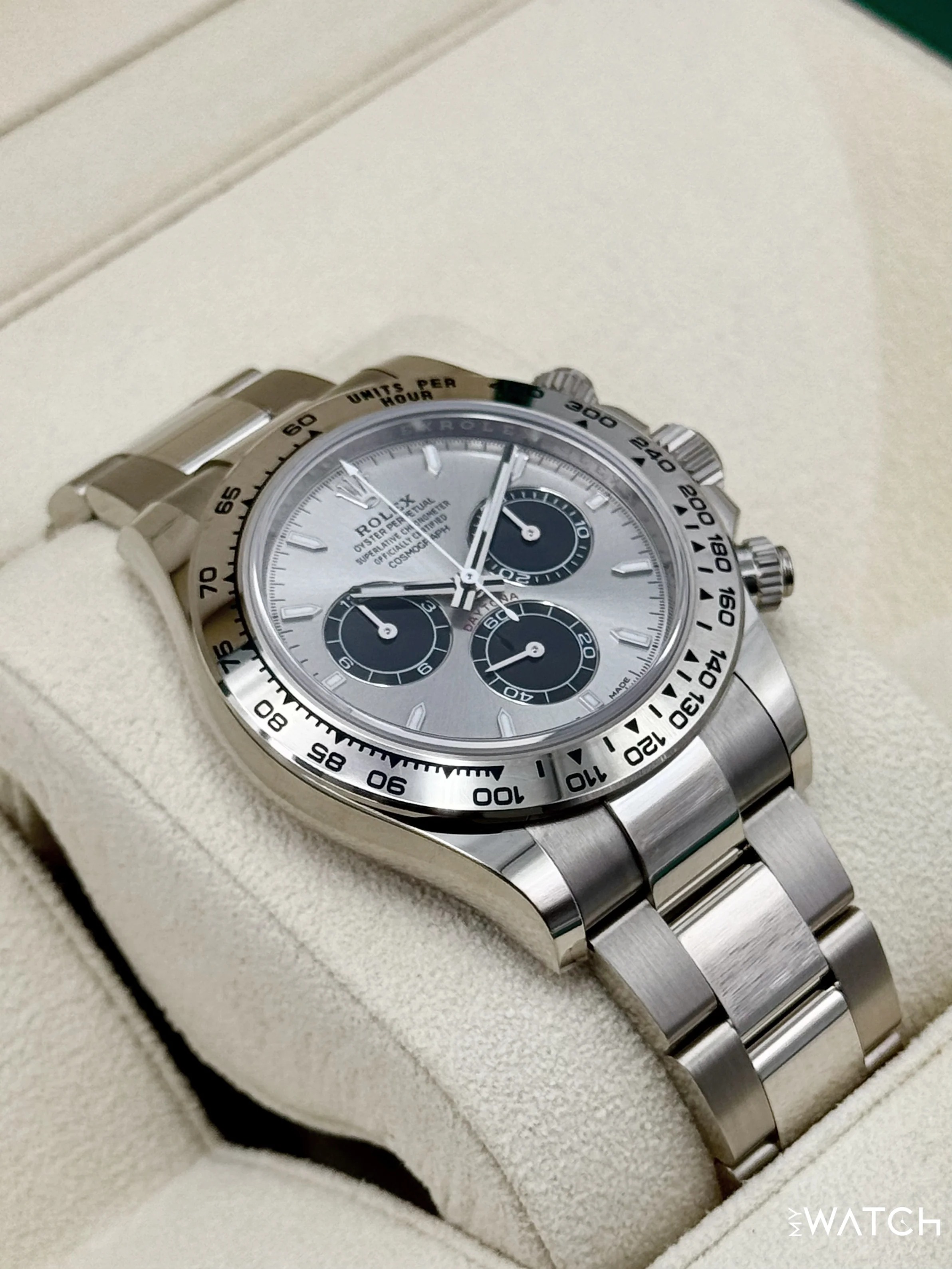 2025 Rolex Daytona 40mm 126509 White Gold Silver Ghost Dial - Image 6