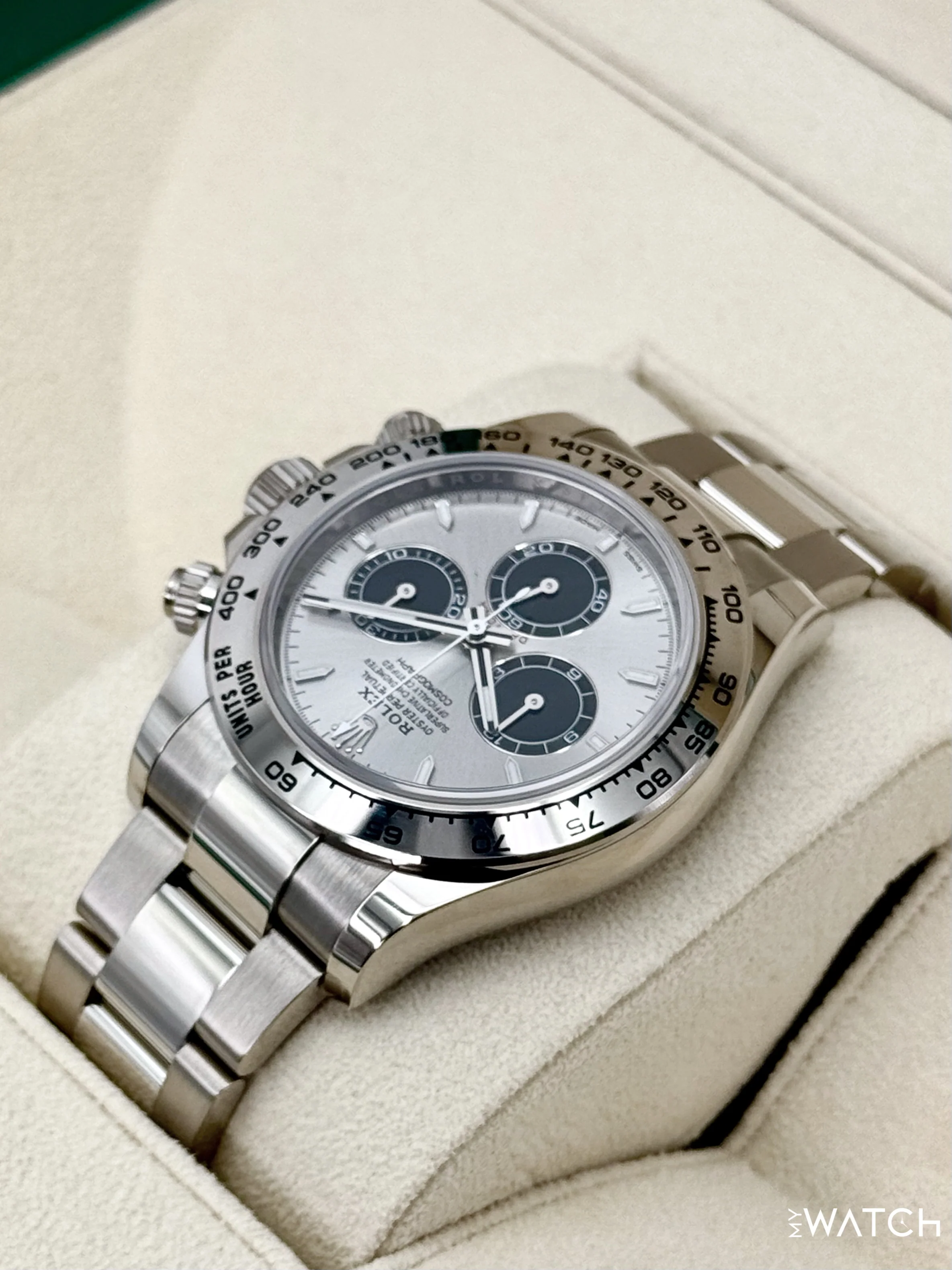 2025 Rolex Daytona 40mm 126509 White Gold Silver Ghost Dial - Image 7