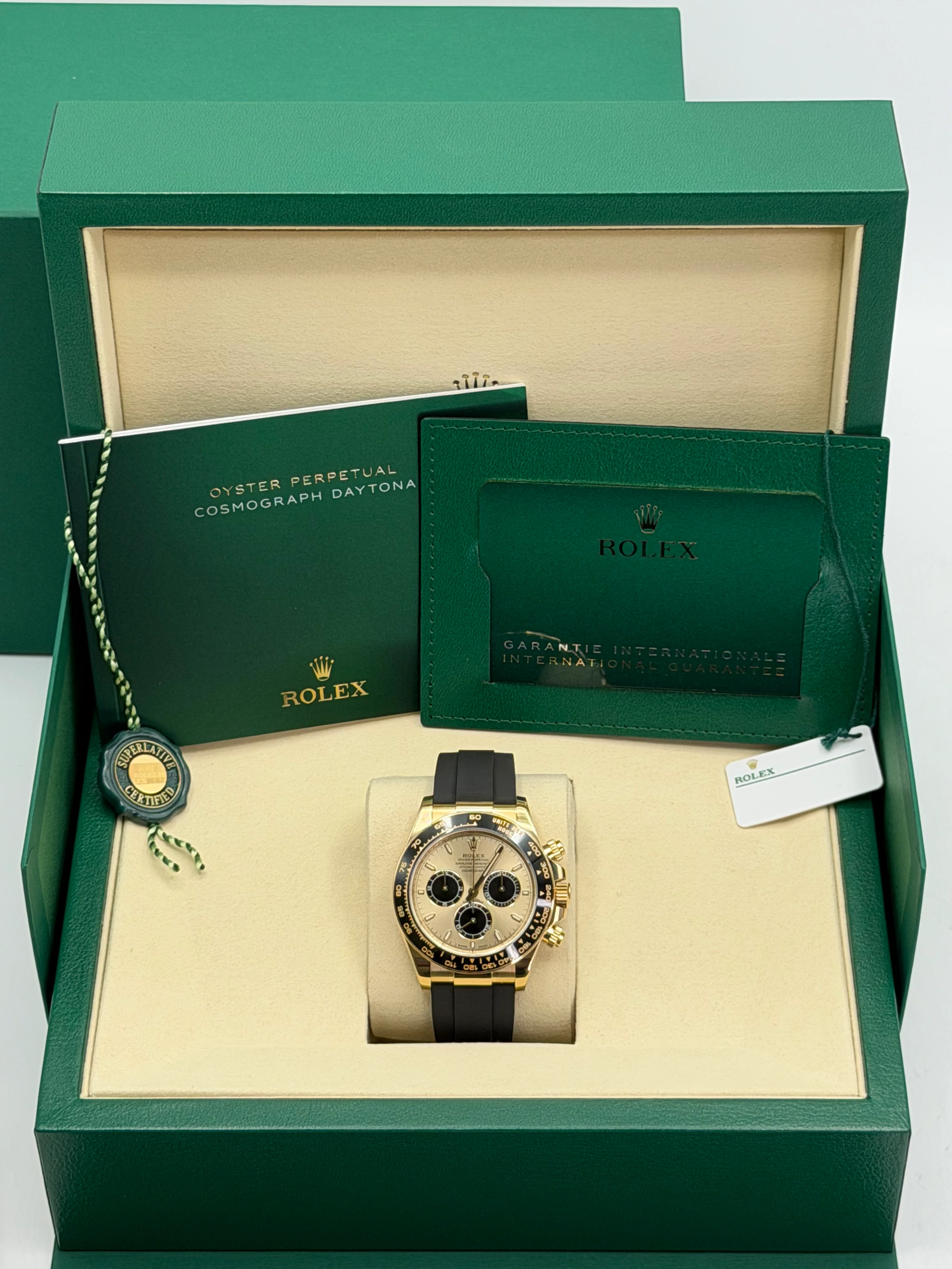 2025 Rolex Daytona 40mm 126518LN Yellow Gold Champagne “Pikachu” Dial - Image 9