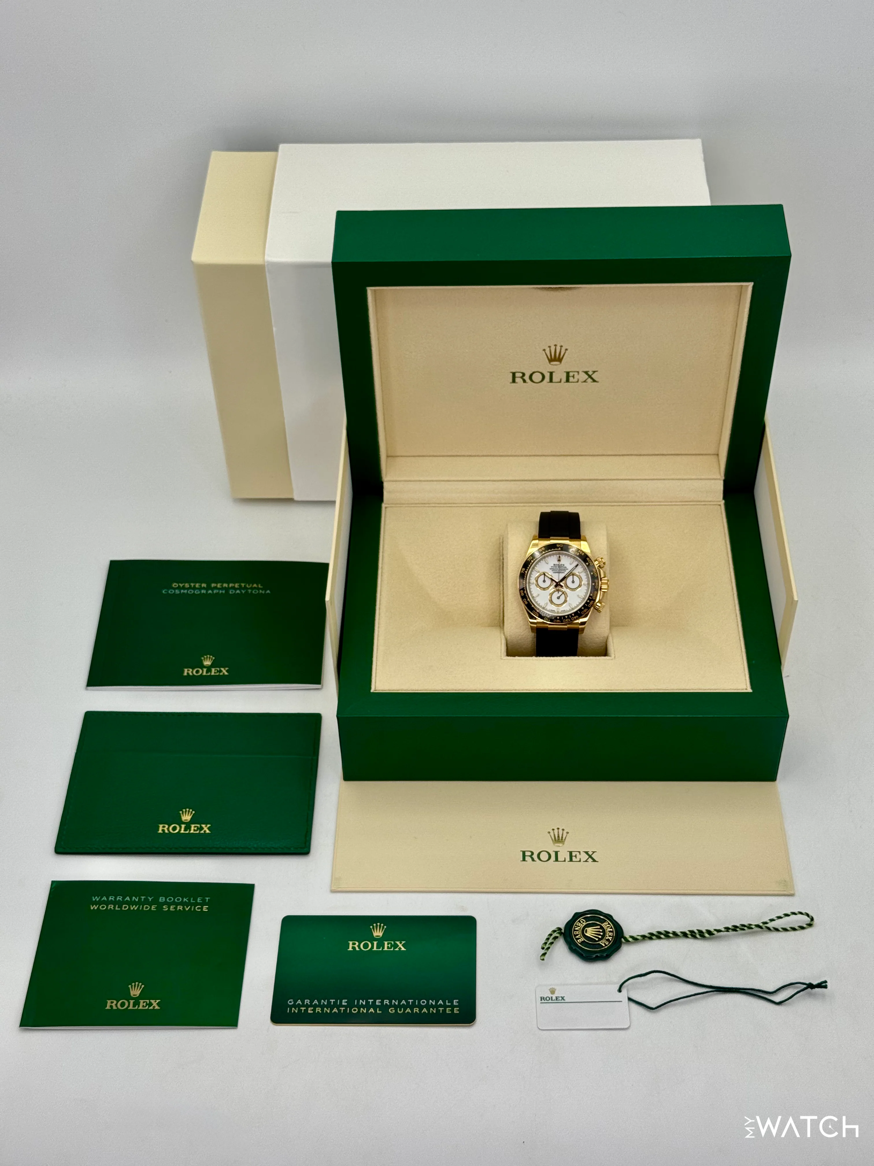 2025 Rolex Daytona 40mm 126518LN Yellow Gold White Dial - Image 10