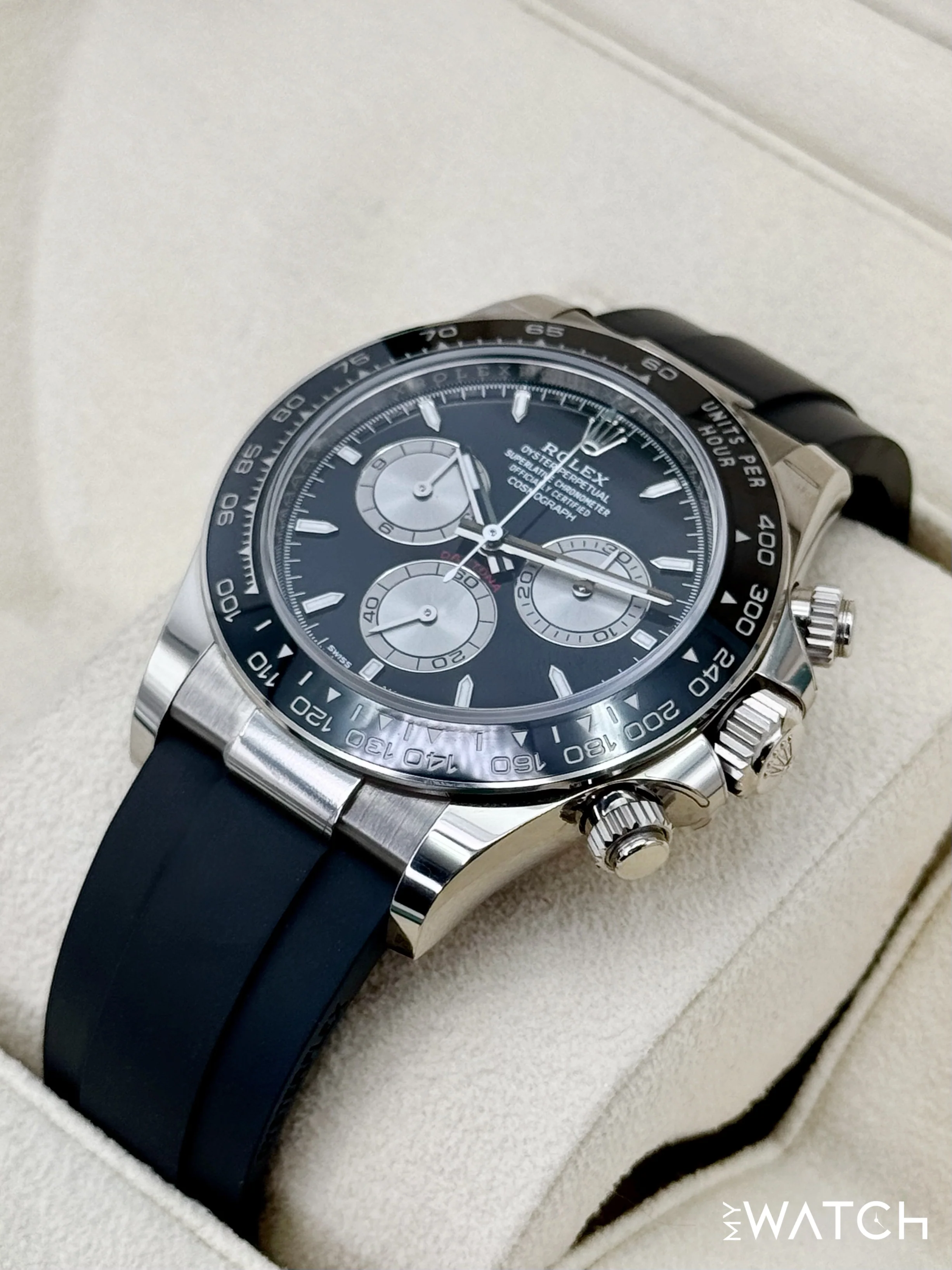 2025 Rolex Daytona "Baby Le Mans" 40mm 126519LN White Gold Black Dial - Image 5