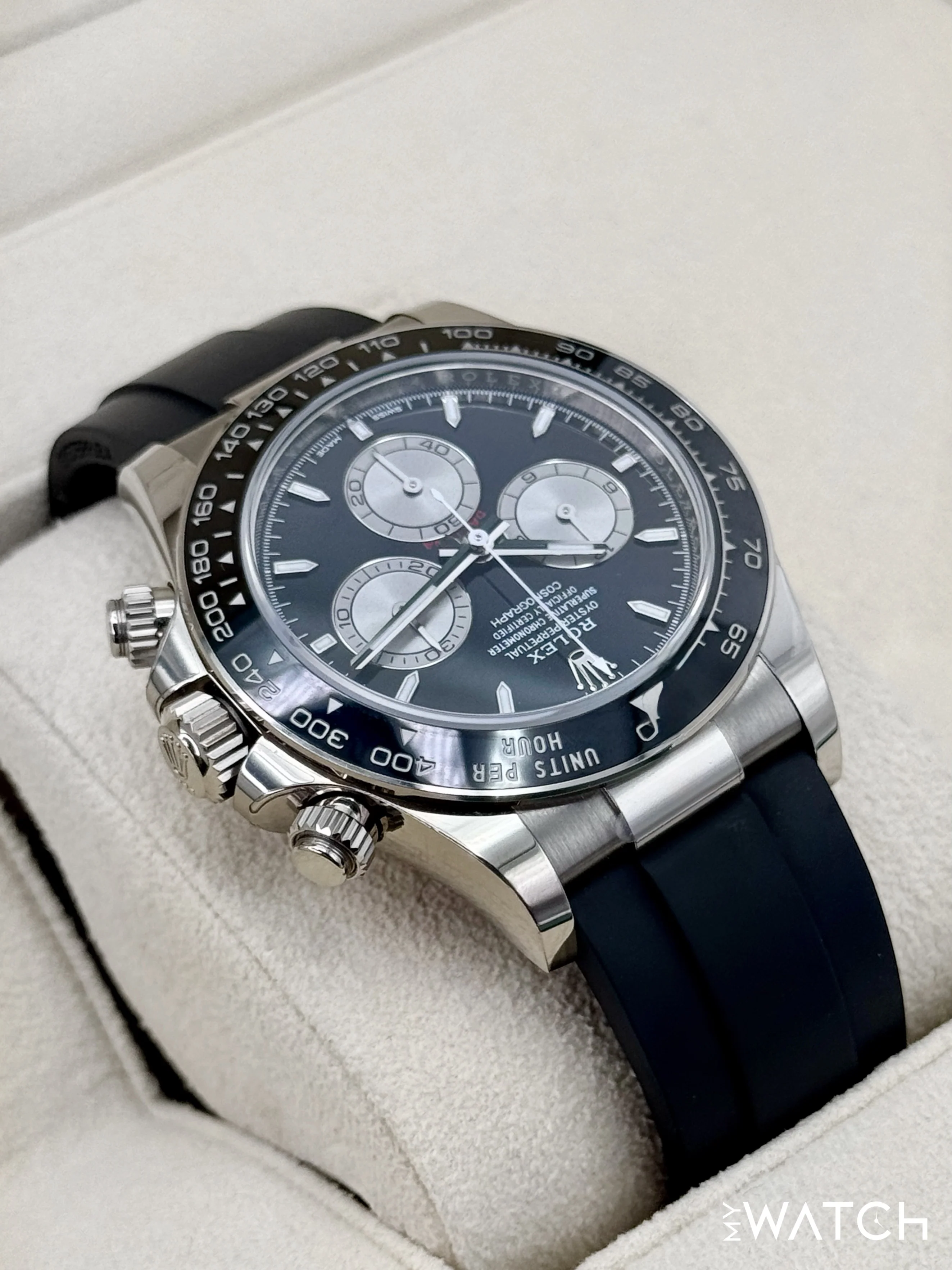 2025 Rolex Daytona "Baby Le Mans" 40mm 126519LN White Gold Black Dial - Image 8
