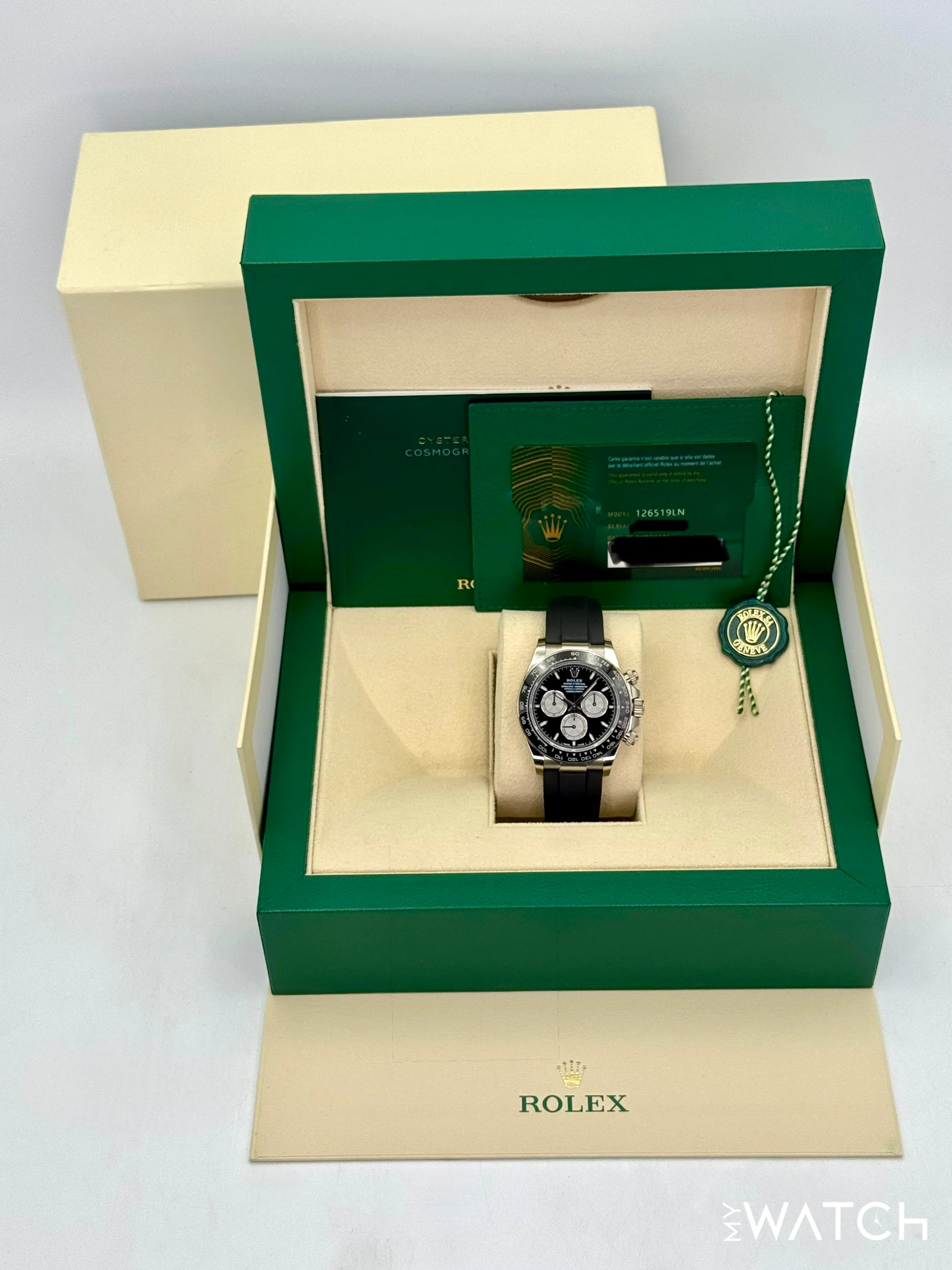 2025 Rolex Daytona "Baby Le Mans" 40mm 126519LN White Gold Black Dial - Image 9