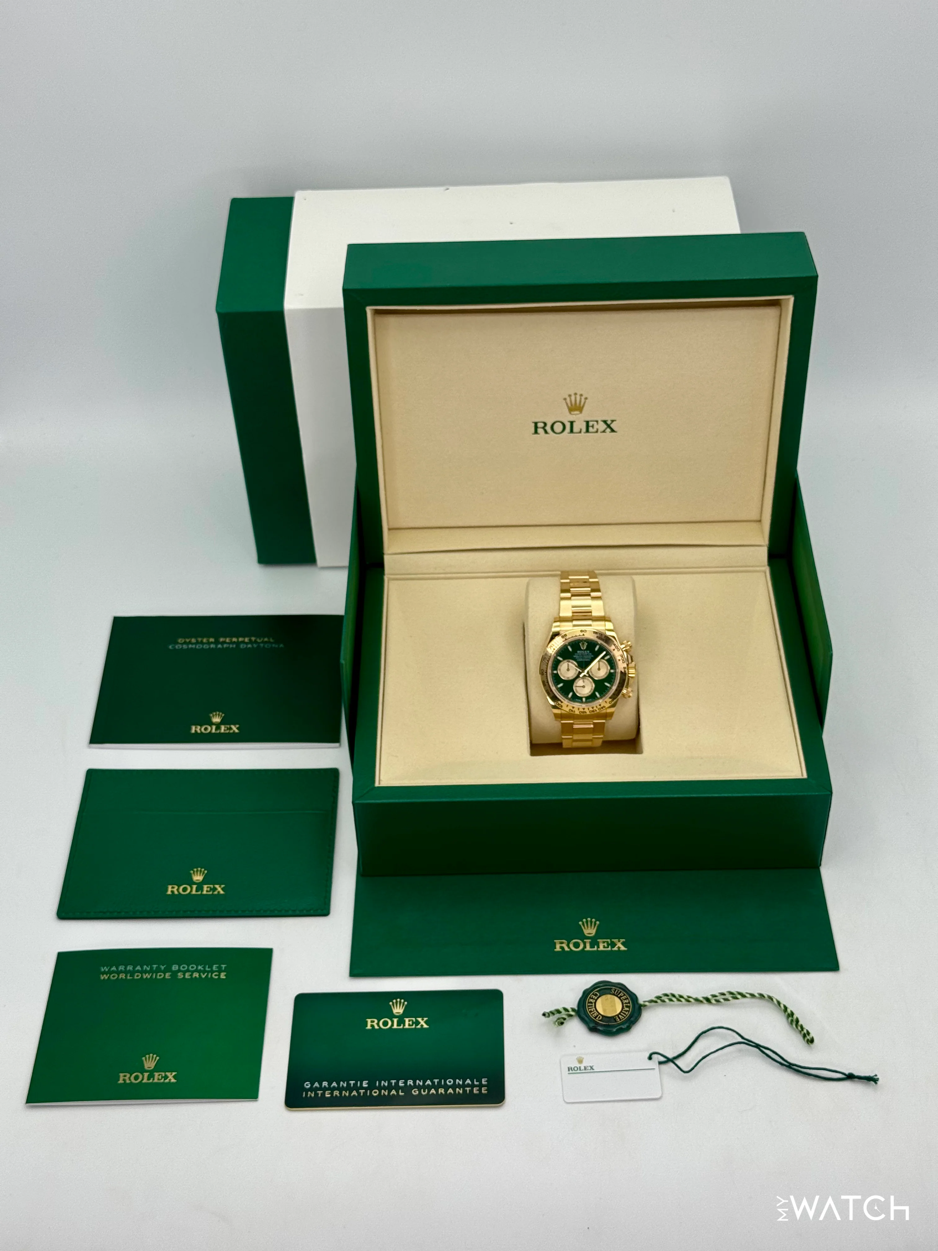 2025 Rolex Daytona "John Mayer" 40mm 126508 Yellow Gold Green Dial - Image 10
