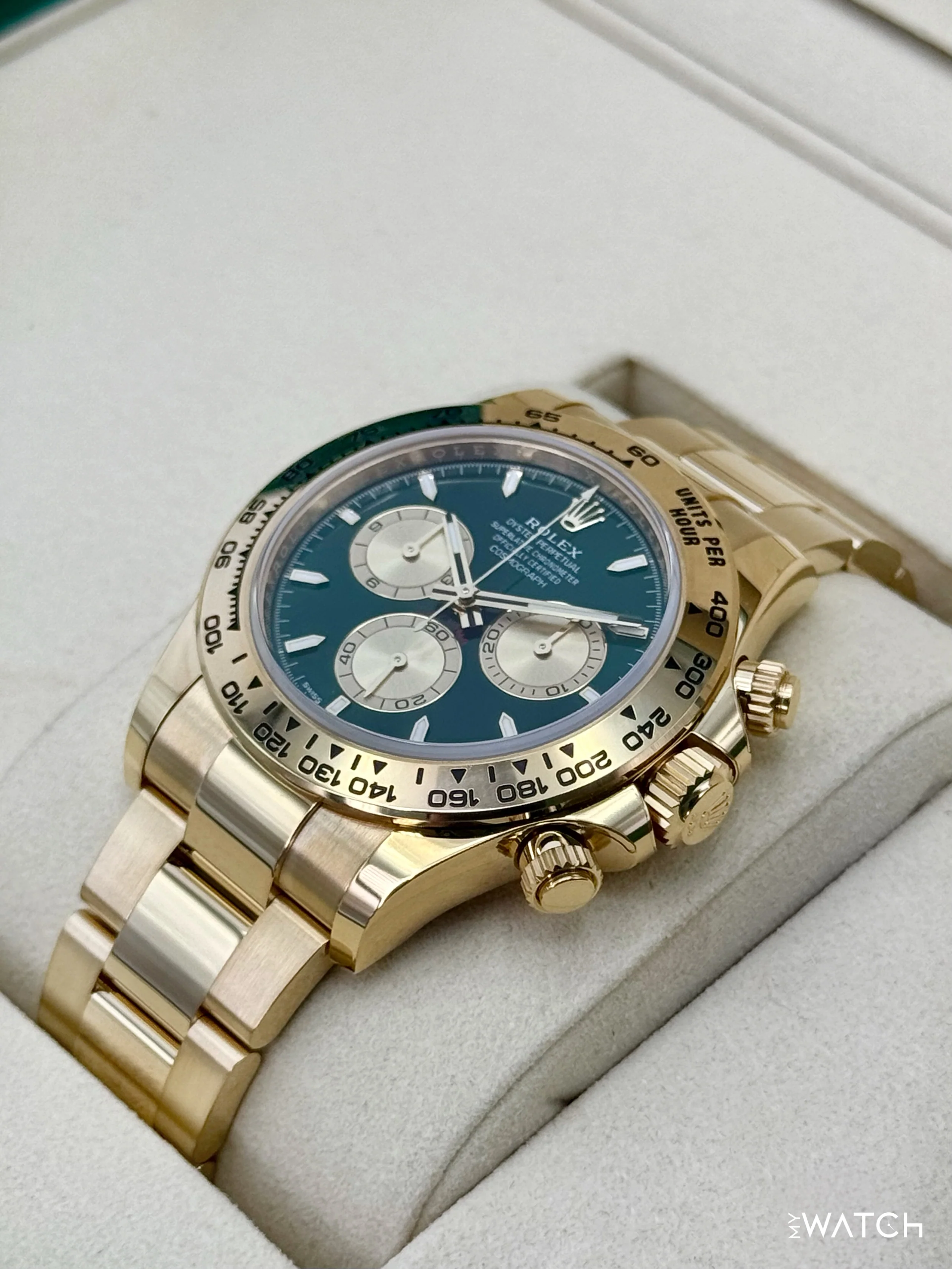 2025 Rolex Daytona "John Mayer" 40mm 126508 Yellow Gold Green Dial - Image 5