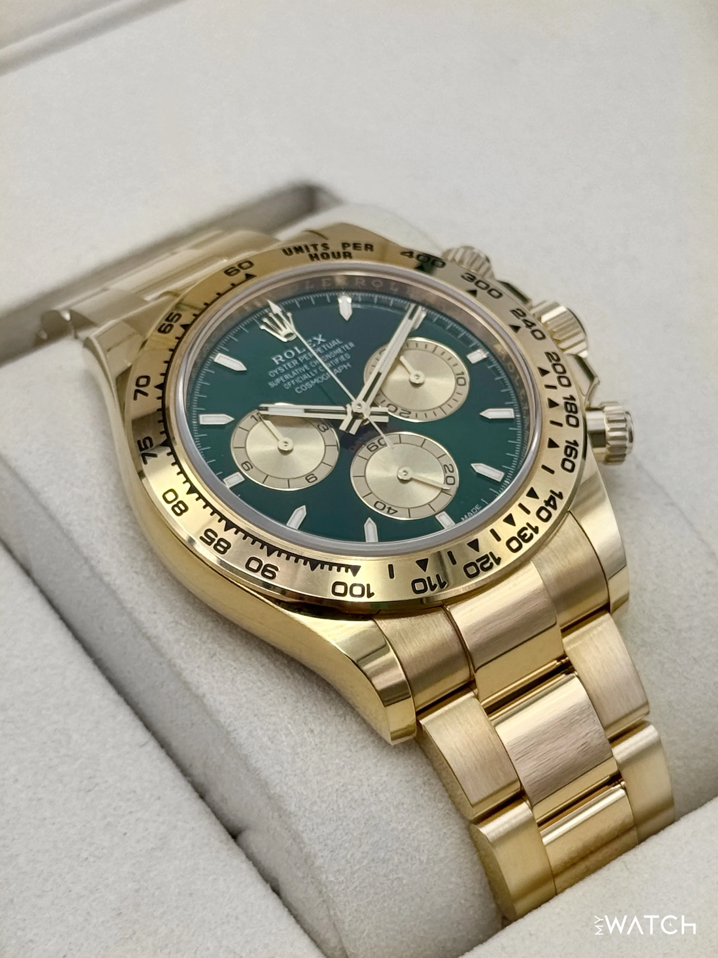 2025 Rolex Daytona "John Mayer" 40mm 126508 Yellow Gold Green Dial - Image 6