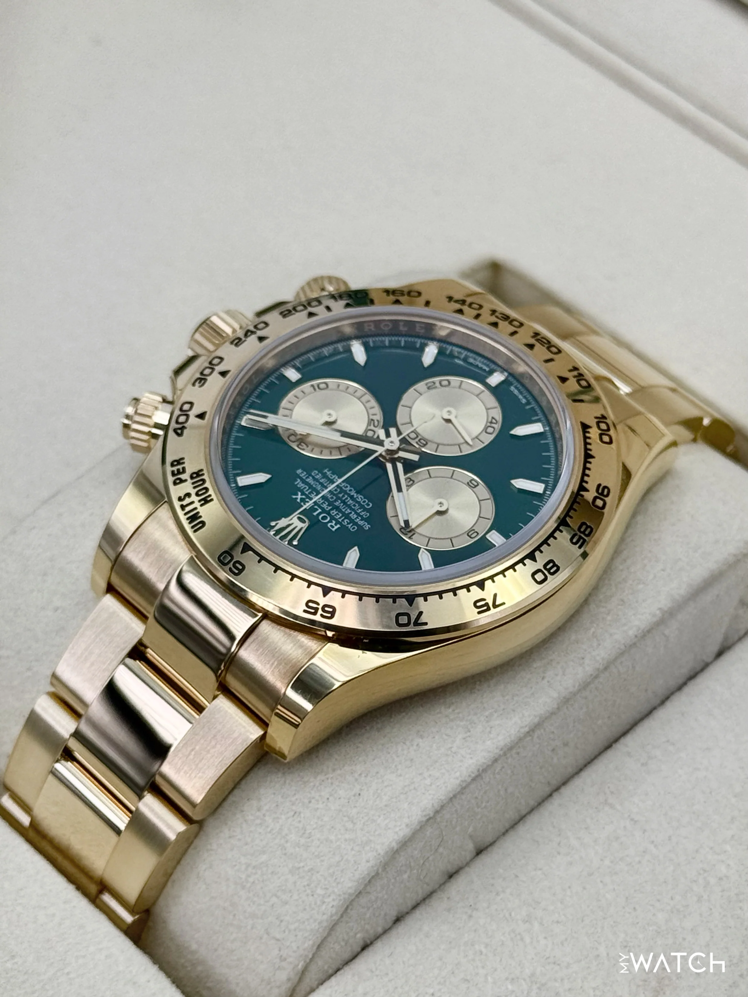 2025 Rolex Daytona "John Mayer" 40mm 126508 Yellow Gold Green Dial - Image 7