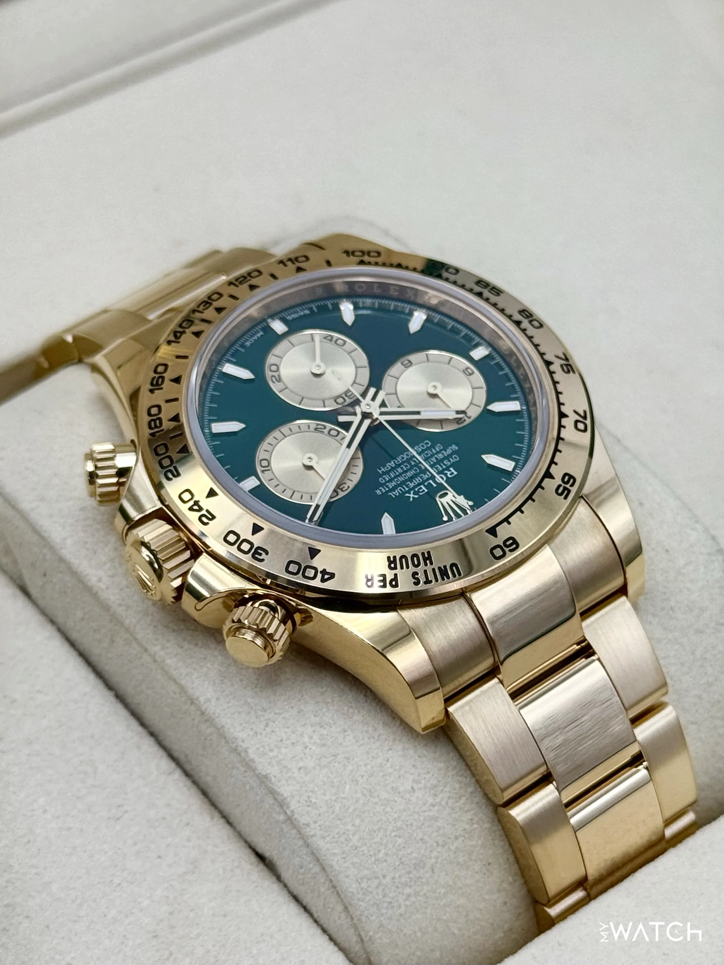 2025 Rolex Daytona "John Mayer" 40mm 126508 Yellow Gold Green Dial - Image 8