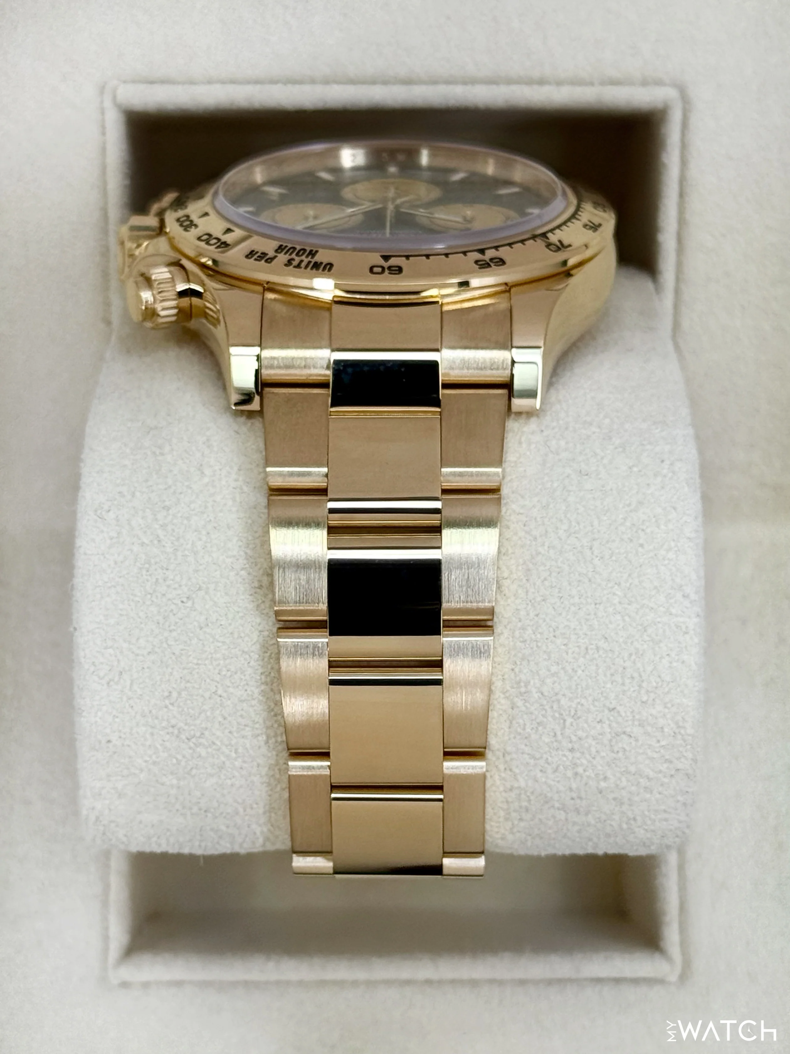 2025 Rolex Daytona "Paul Newman" 40mm 126508 18K Yellow Gold Black Dial - Image 4