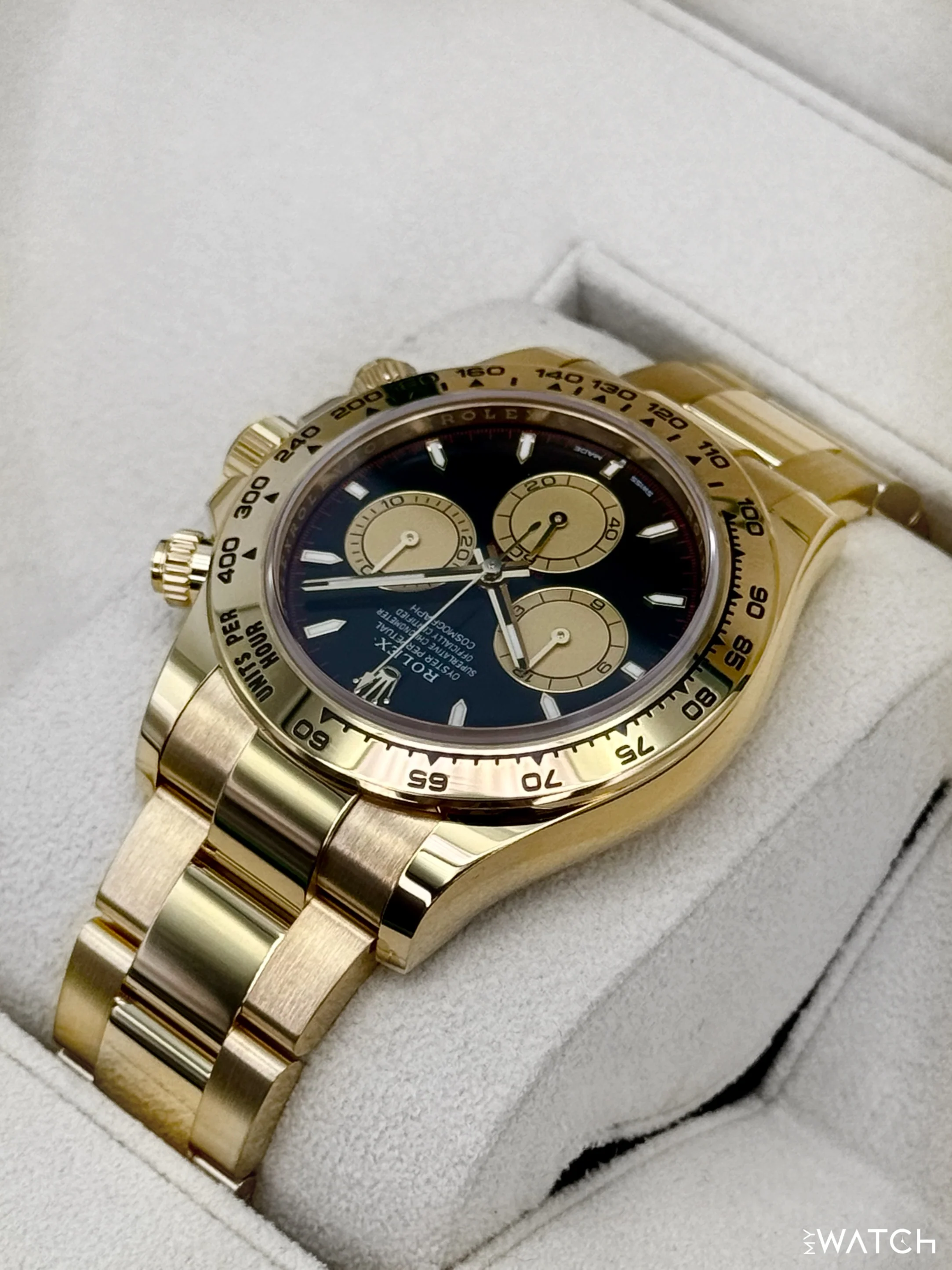 2025 Rolex Daytona "Paul Newman" 40mm 126508 18K Yellow Gold Black Dial - Image 7