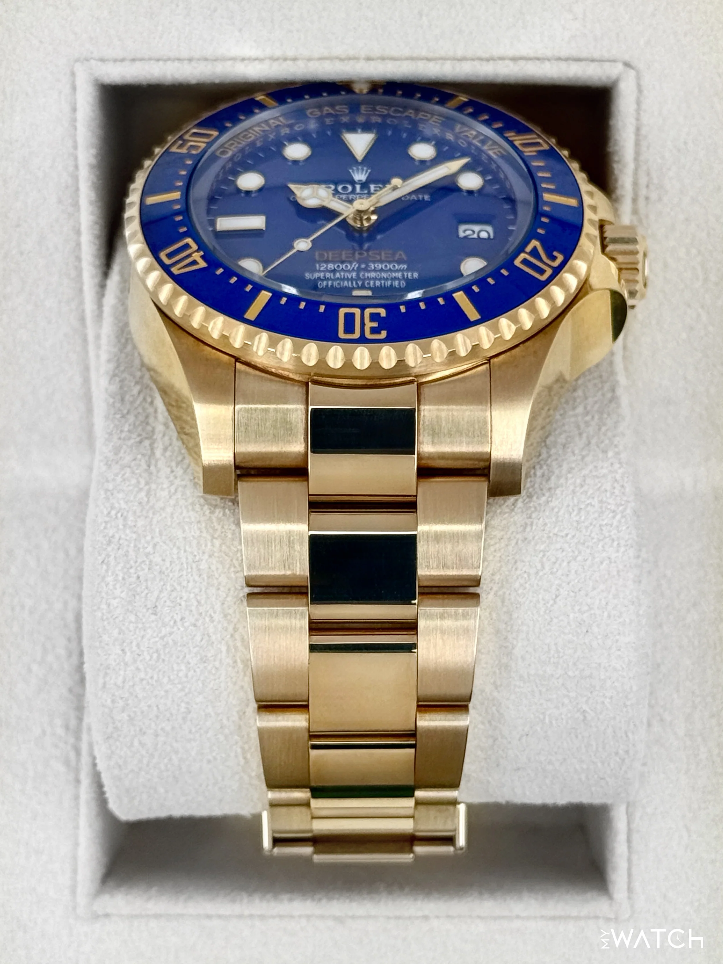 2025 Rolex Deepsea 44mm 136668LB Yellow Gold Blue Dial - Image 3