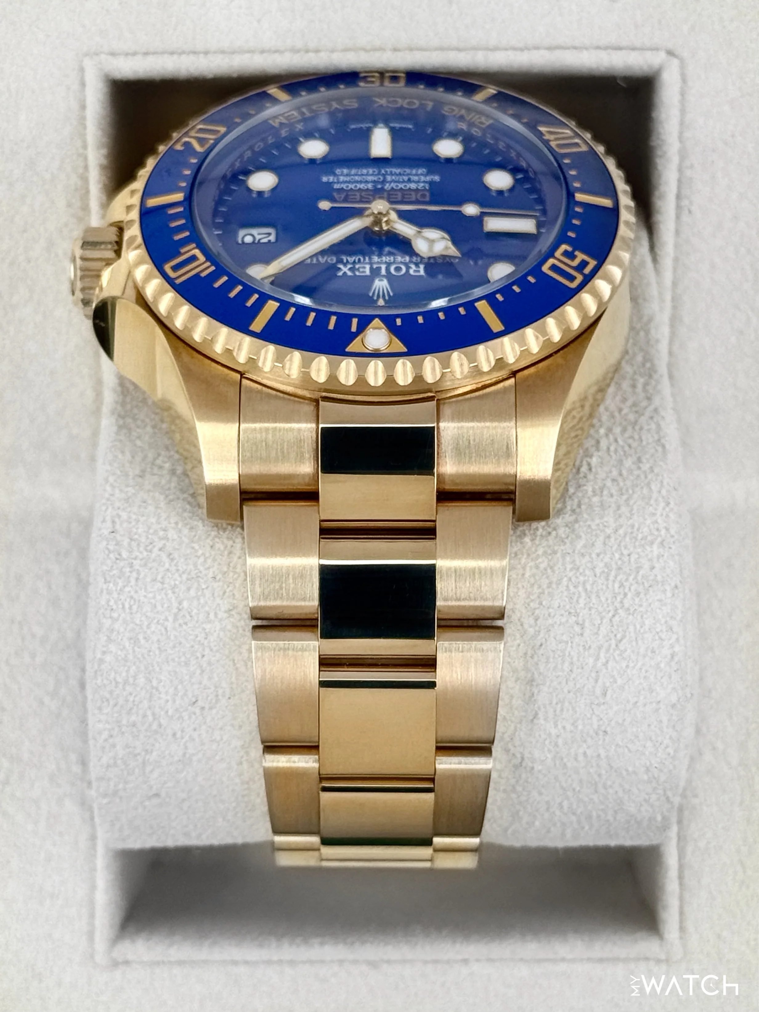 2025 Rolex Deepsea 44mm 136668LB Yellow Gold Blue Dial - Image 4