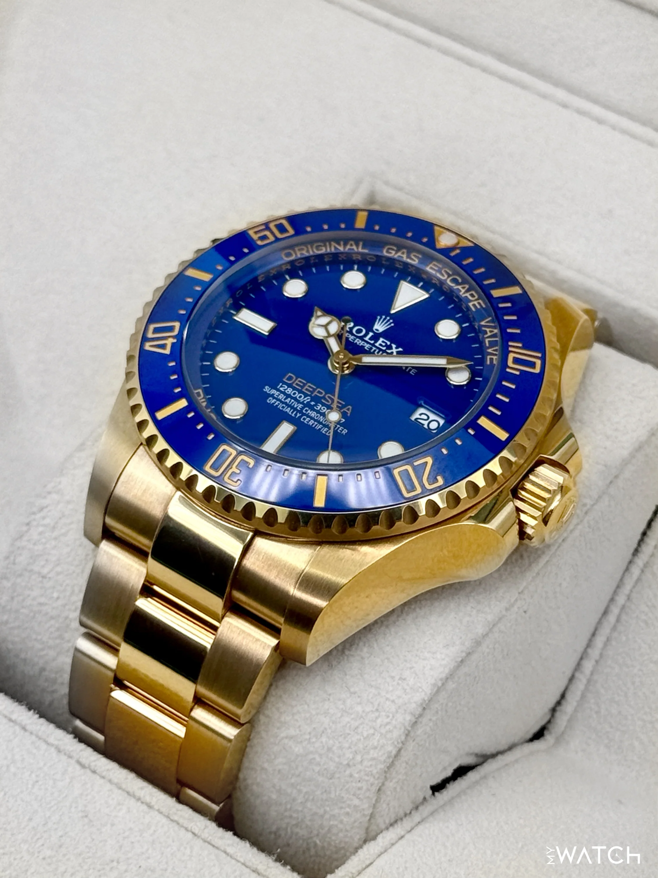 2025 Rolex Deepsea 44mm 136668LB Yellow Gold Blue Dial - Image 5