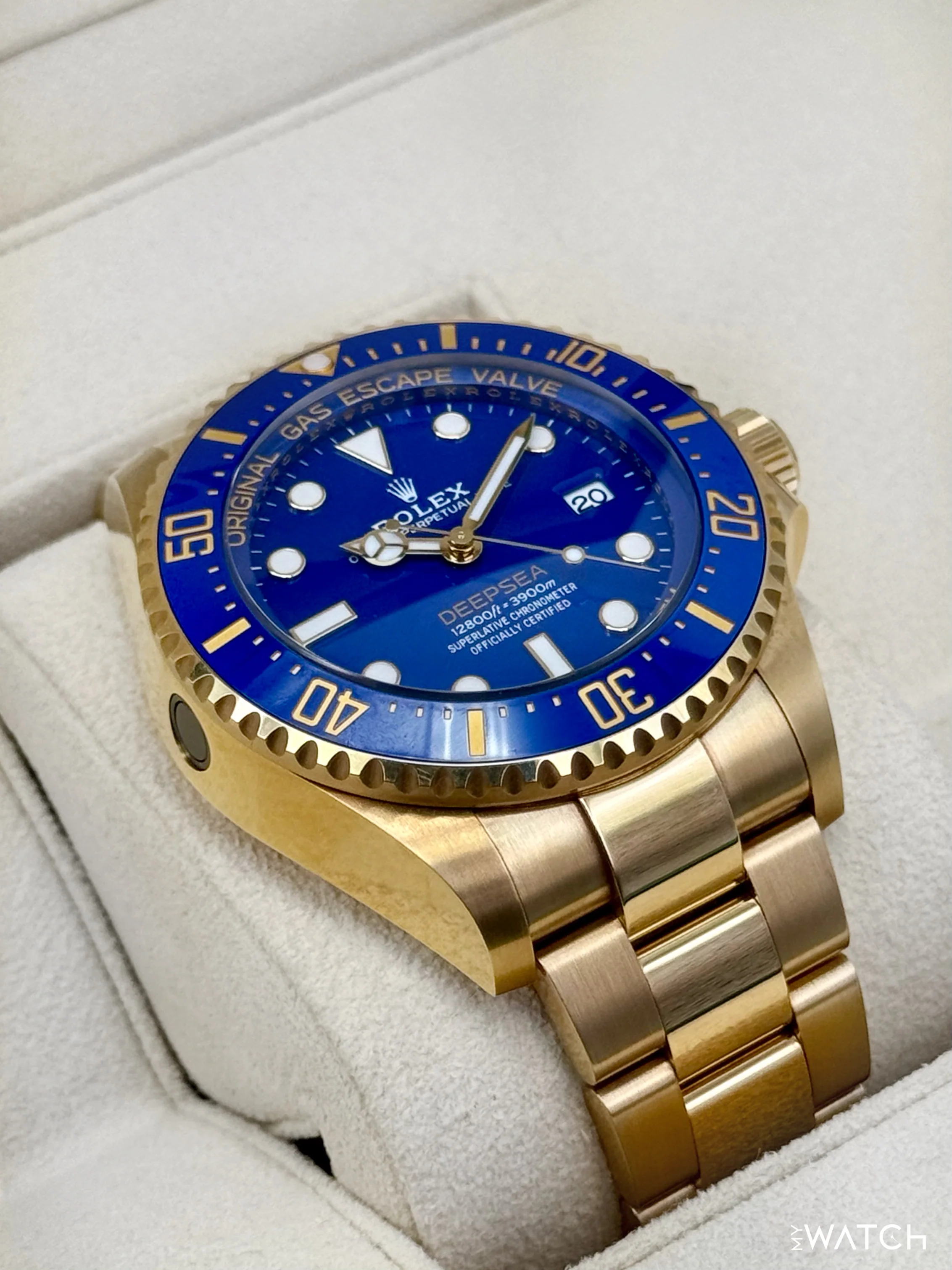 2025 Rolex Deepsea 44mm 136668LB Yellow Gold Blue Dial - Image 6