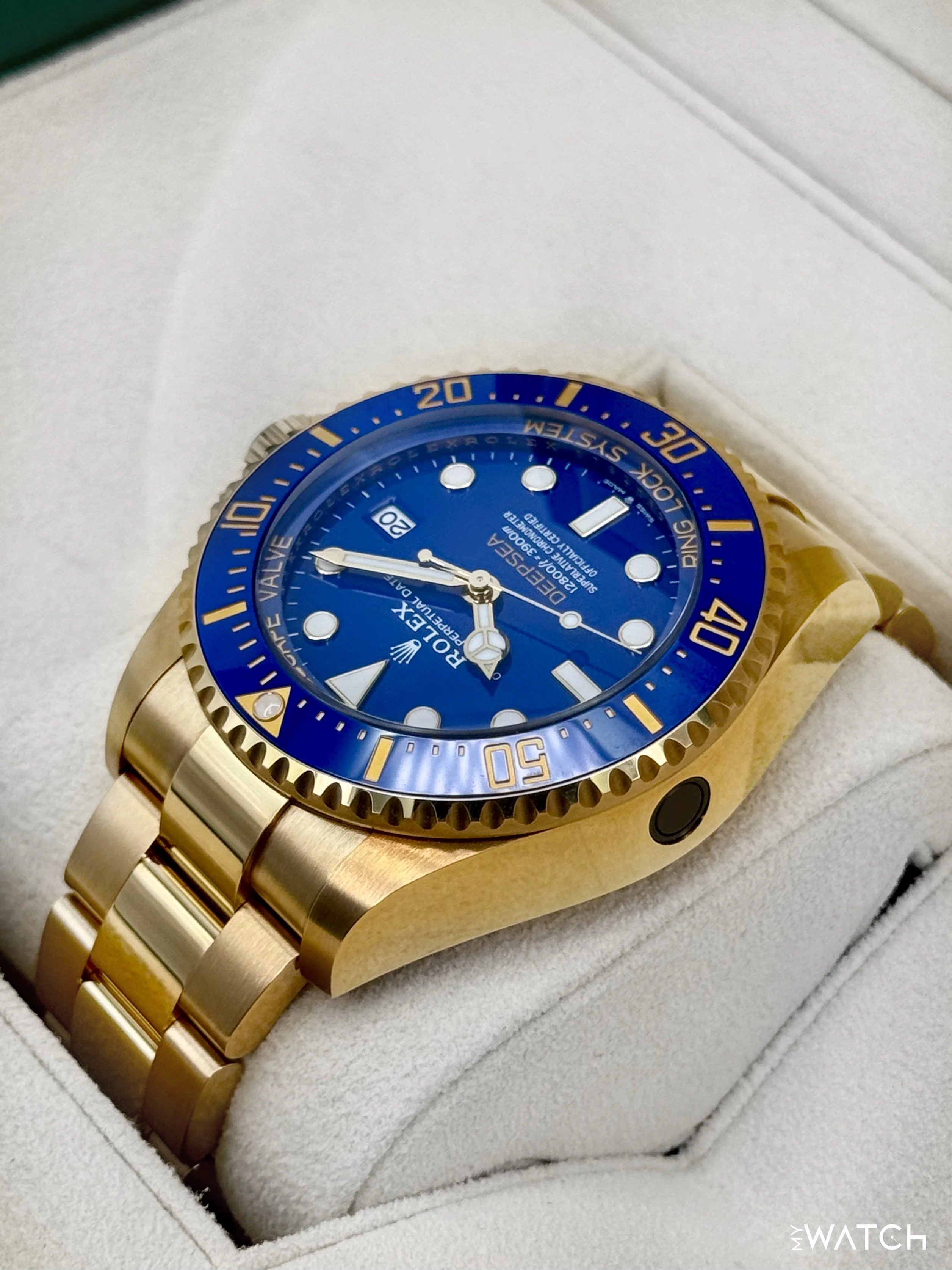 2025 Rolex Deepsea 44mm 136668LB Yellow Gold Blue Dial - Image 7