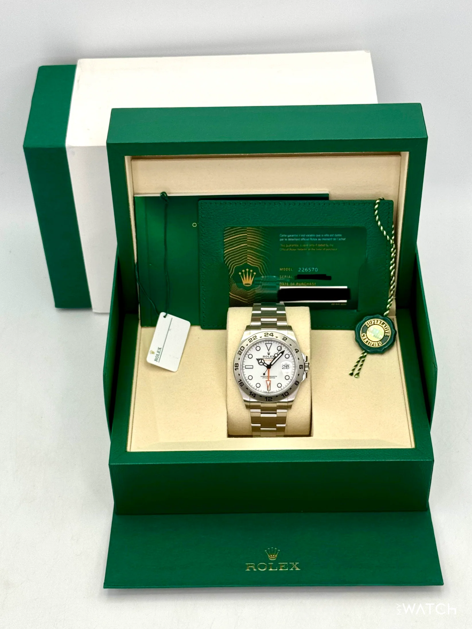 2025 Rolex Explorer II 42mm 226570 Polar White Dial - Image 9