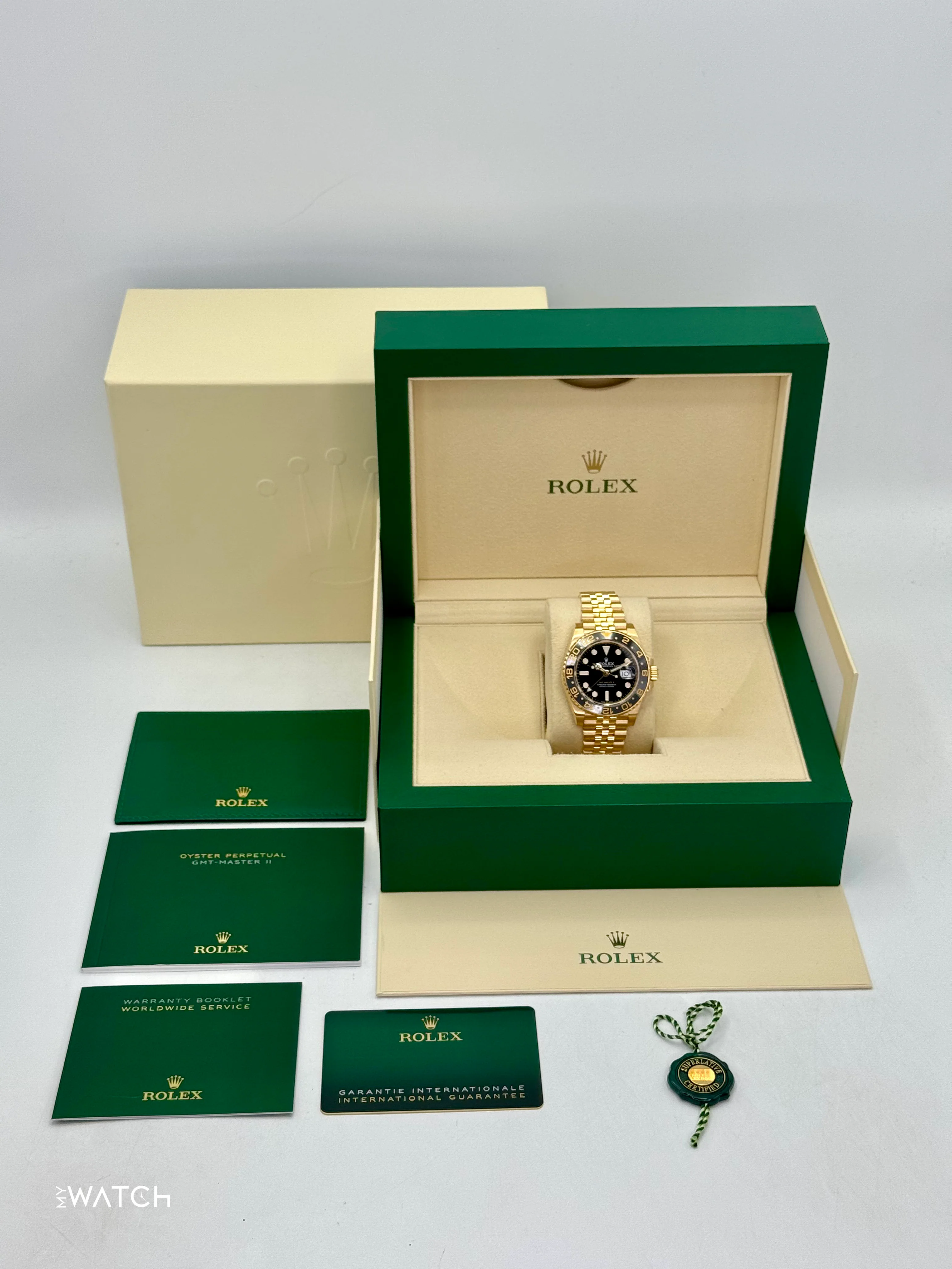 2025 Rolex GMT-Master II 40mm 126718GRNR Jubilee Black Dial - Image 10
