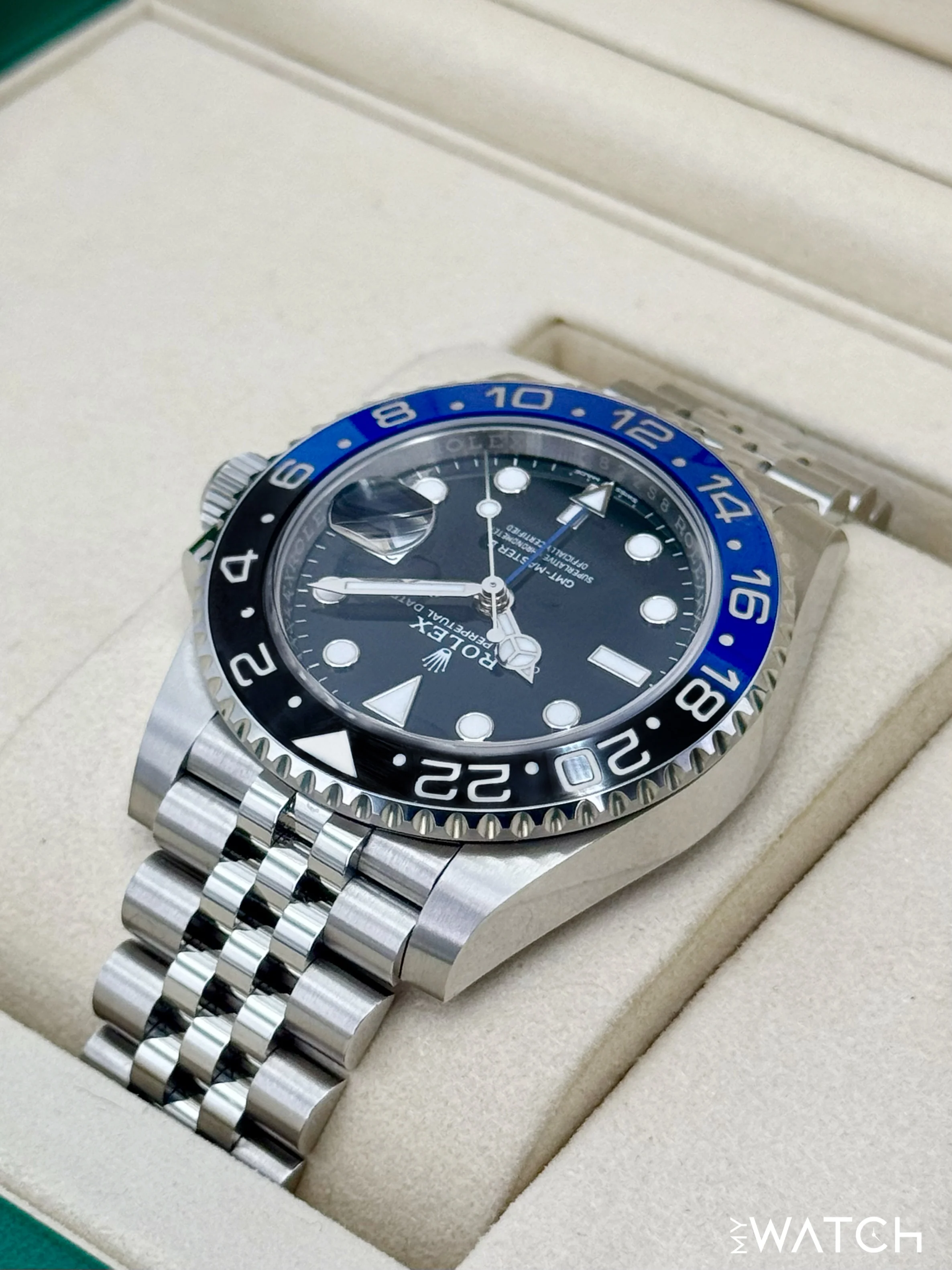 2025 Rolex GMT-Master II "Batgirl" 40mm 126710BLNR Jubilee - Image 7