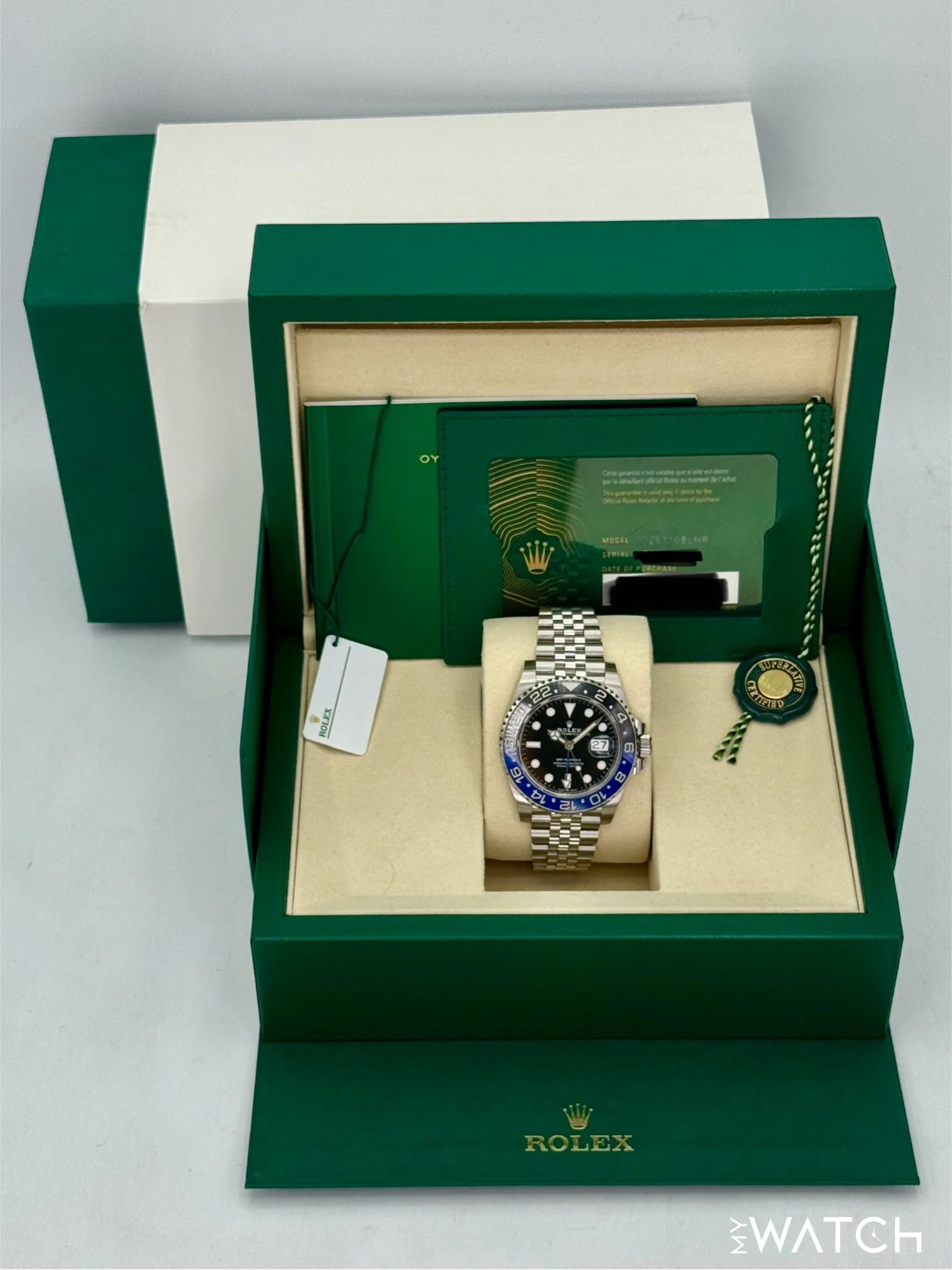 2025 Rolex GMT-Master II "Batgirl" 40mm 126710BLNR Jubilee - Image 9