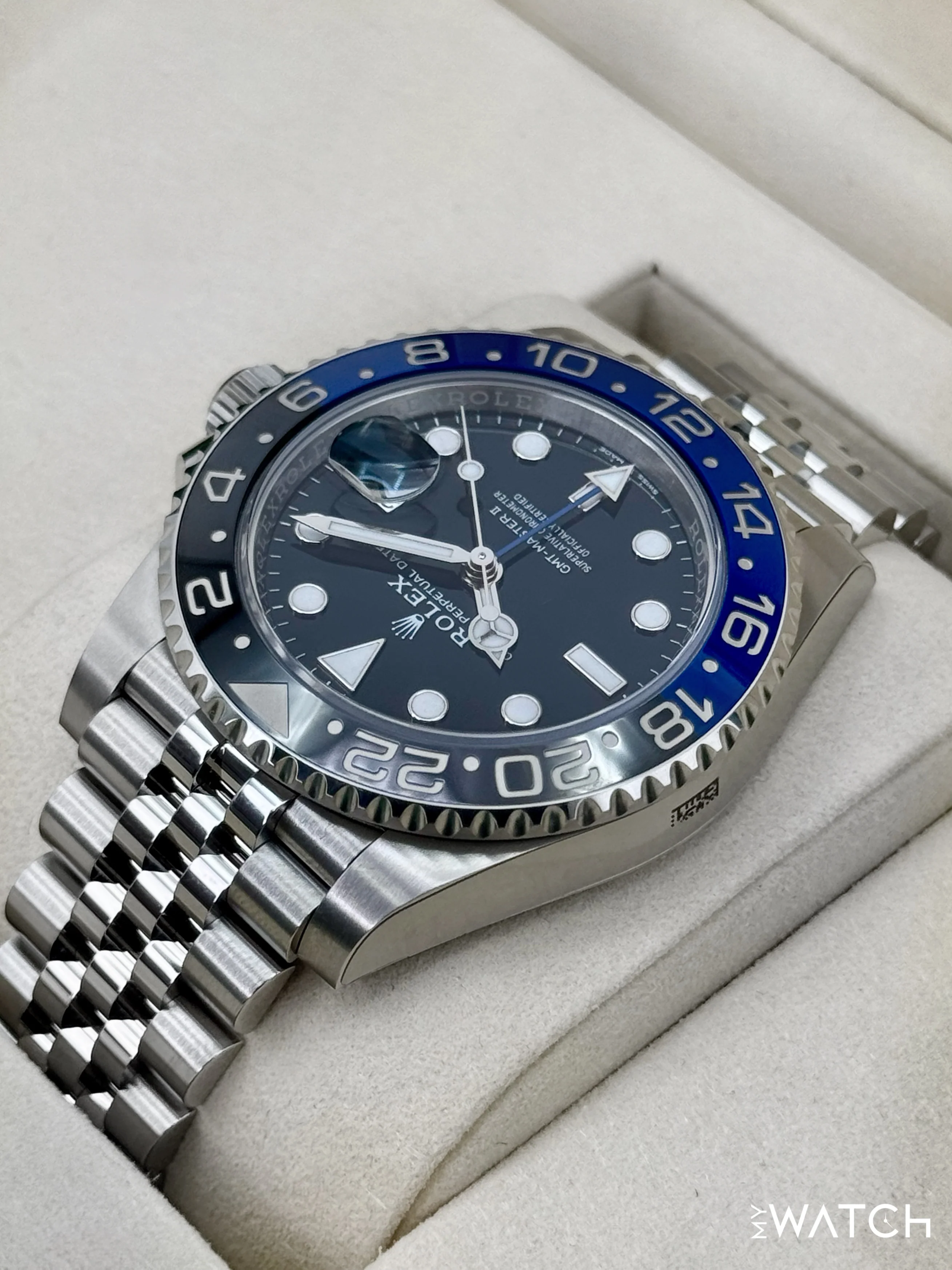 2025 Rolex GMT-Master II "Batgirl" 40mm 126710BLNR Jubilee - Image 7