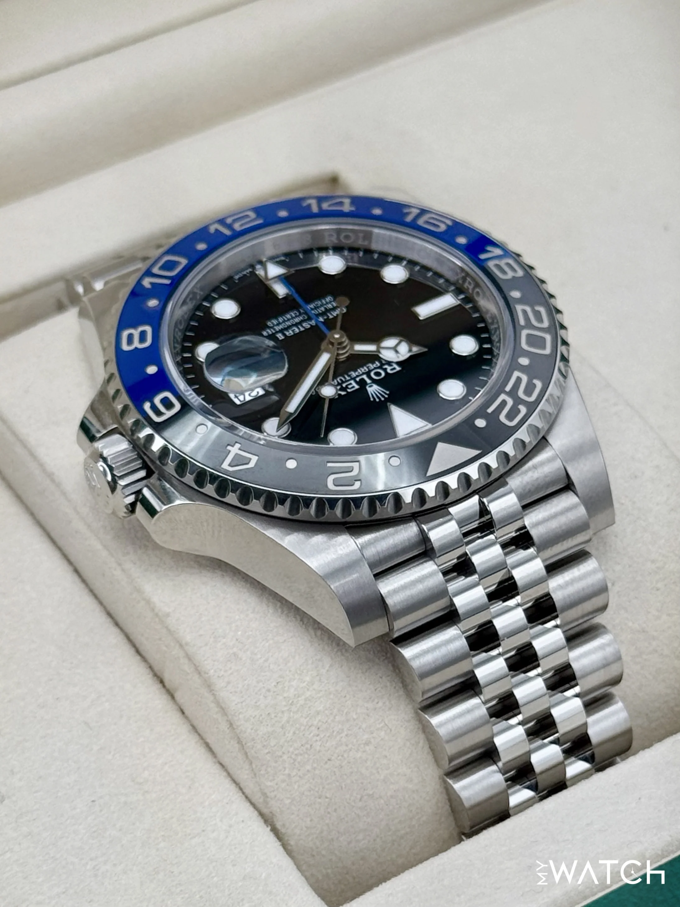 2025 Rolex GMT-Master II "Batgirl" 40mm 126710BLNR Jubilee - Image 8
